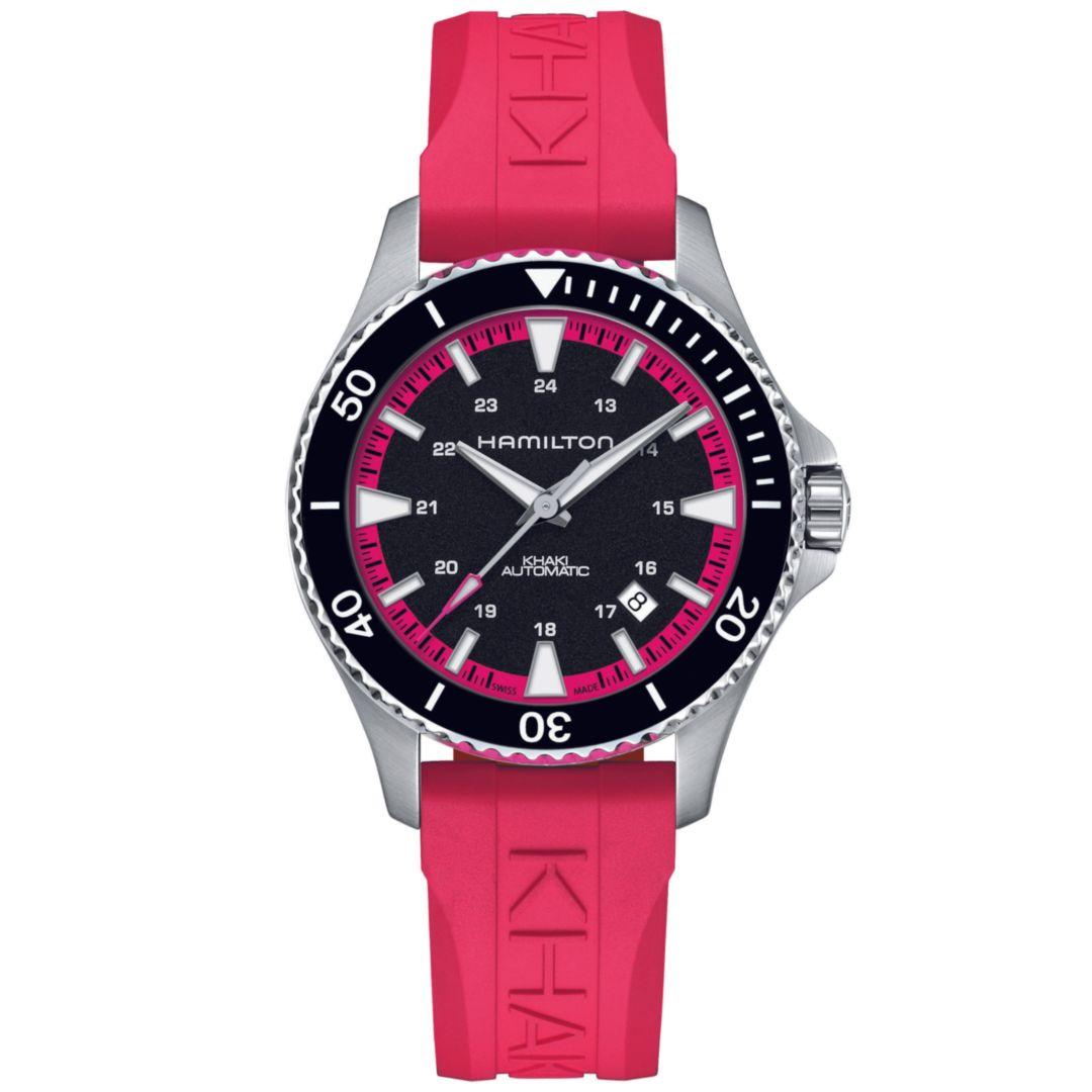 Hamilton Khaki Navy Scuba 40 mm ref. H82395330 pink