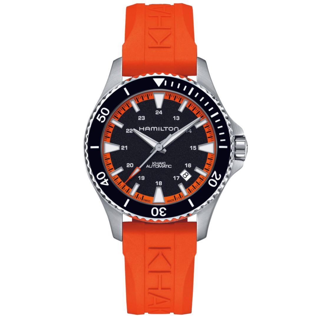 Hamilton Khaki Navy Scuba 40 mm ref. H82395331 orange