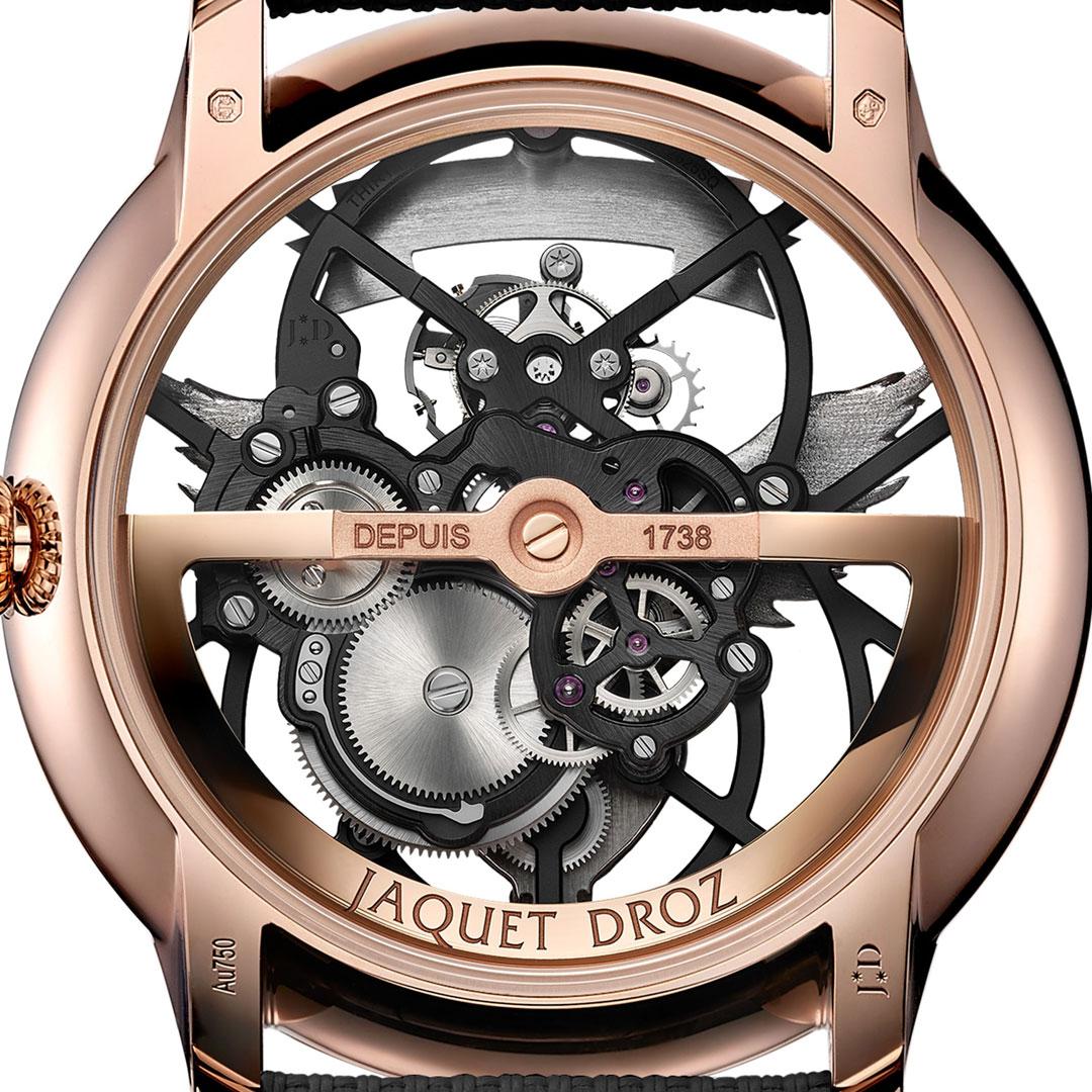 Jaquet Droz Tourbillon Skelet Red Gold - Bon Jovi ref. J0135230061 back