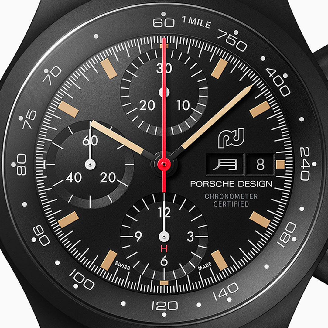 Porsche Design Chronograph 1 Limited Edition for Hodinkee ref. WAP0710200SHOD dial