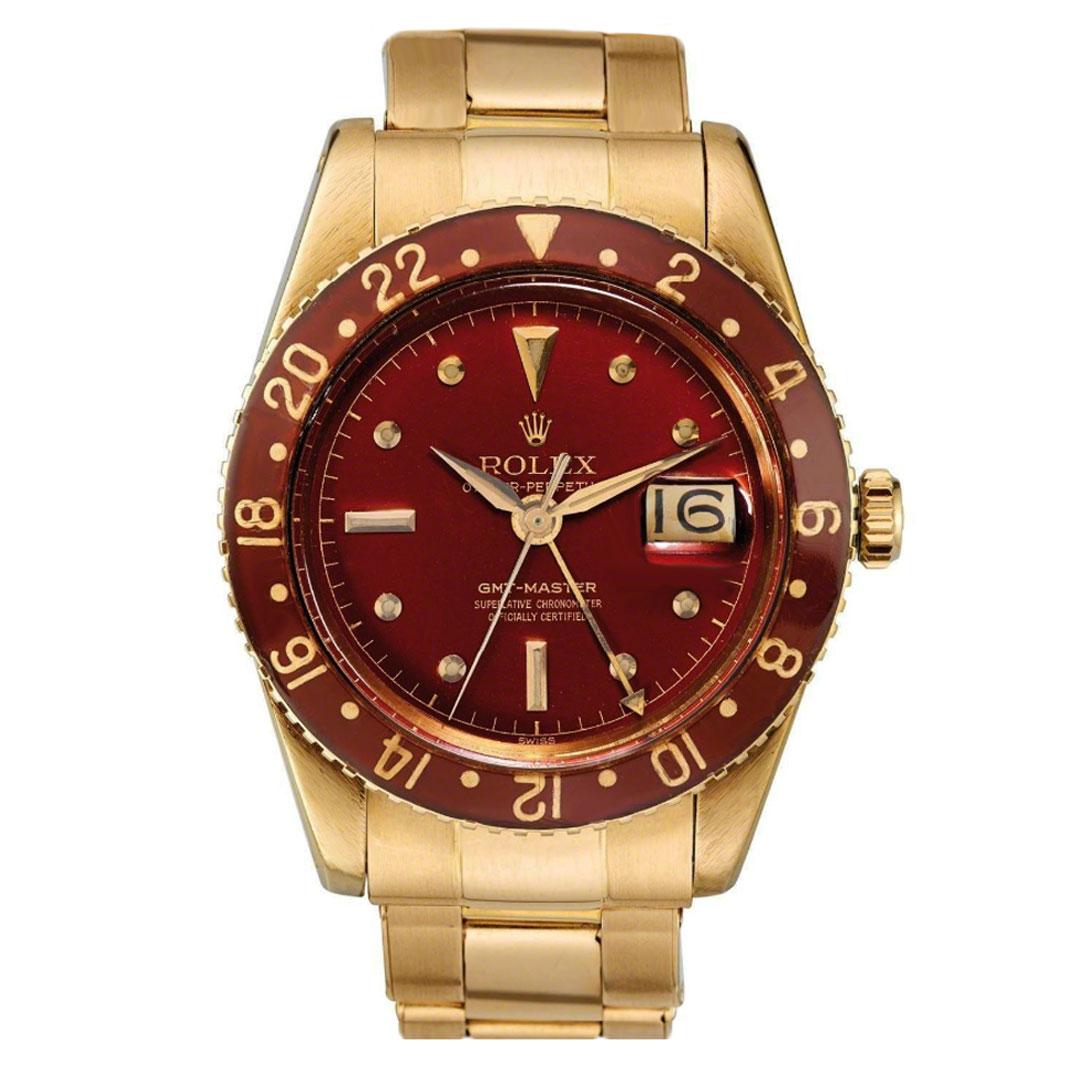 Rolex GMT-Master ref. 6542 brown yellow gold