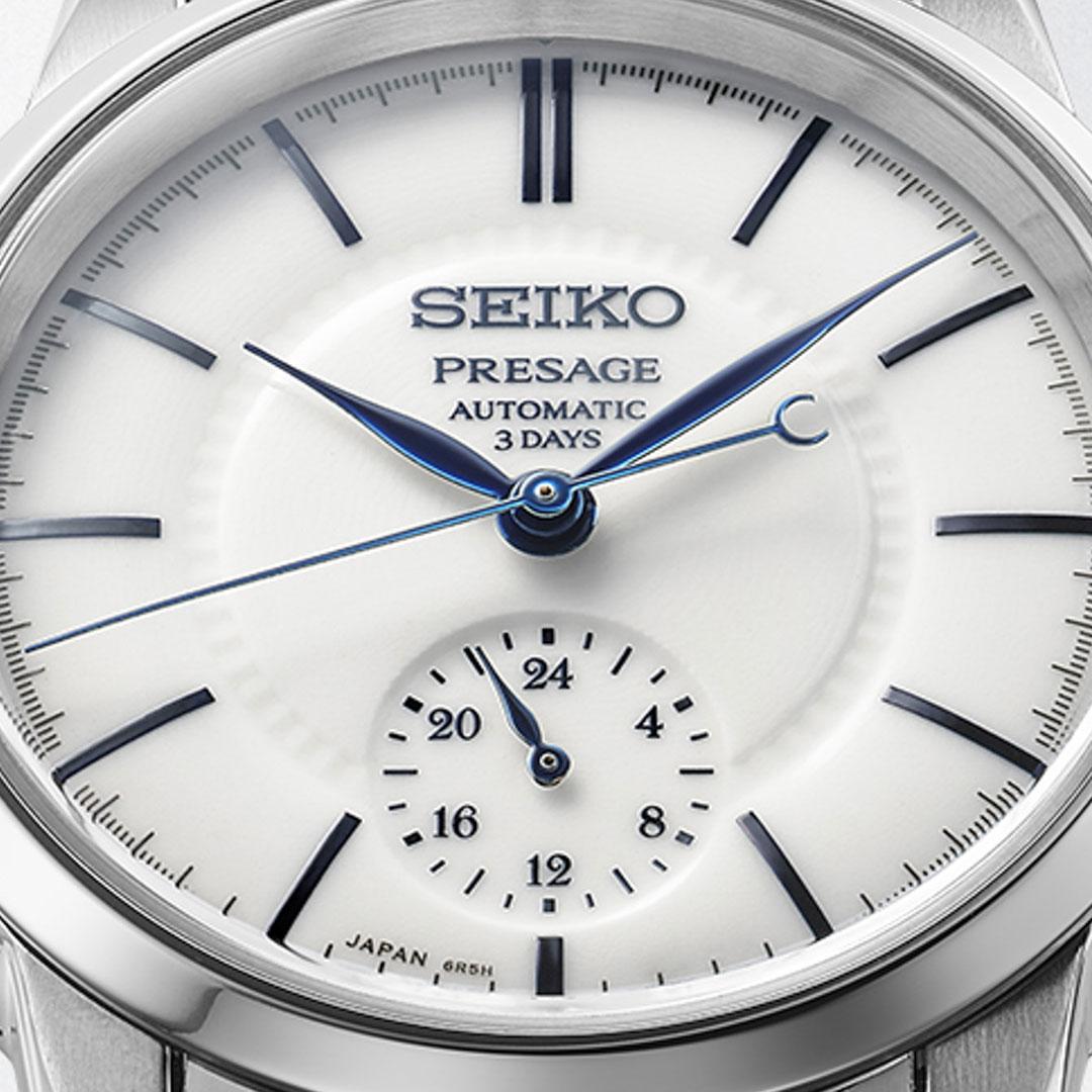 Seiko Presage Craftsmanship SPB445J1 Arita Porcelain Dial detail