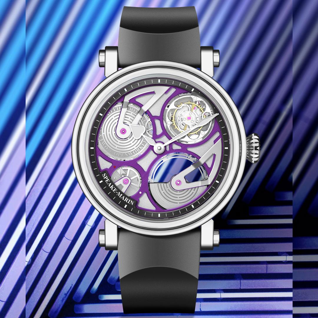 Speake Marin Openworked Tourbillon Ultra Violet ref. 424211040 42 mm