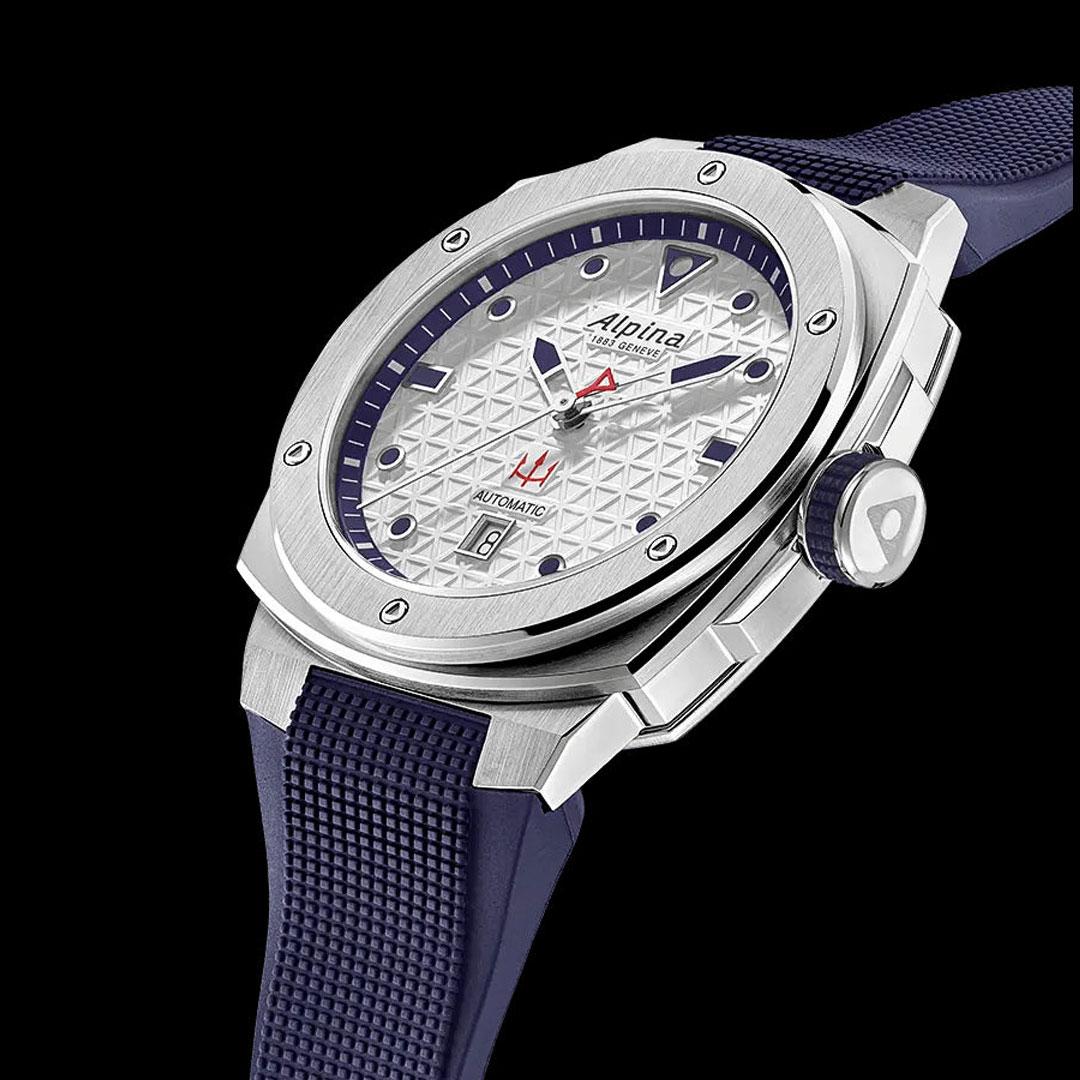 Alpina Seastrong Diver Extreme Automatic Arkea Limited Edition ref. AL-525WARK4AE6 (silver) side