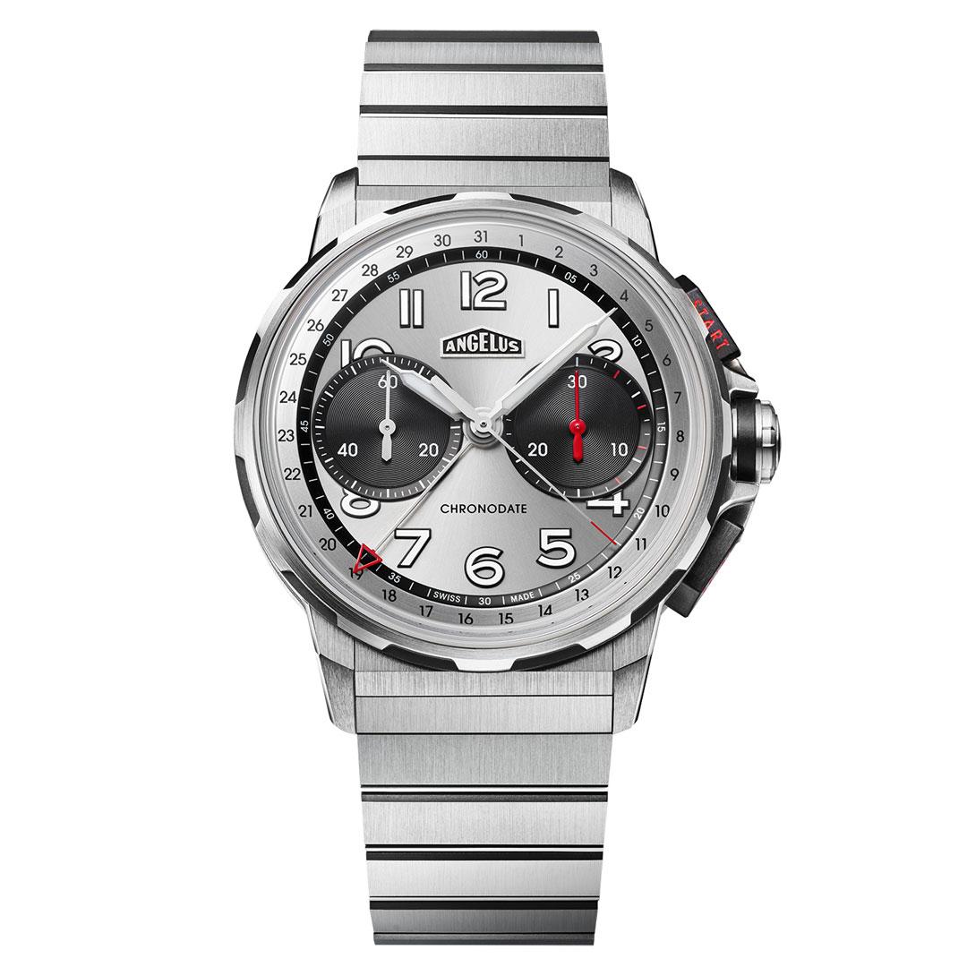 Angelus Chronodate Titanium Magnetic Silver Edition ref. 0CDZF.A02A.M009T (bracelet)