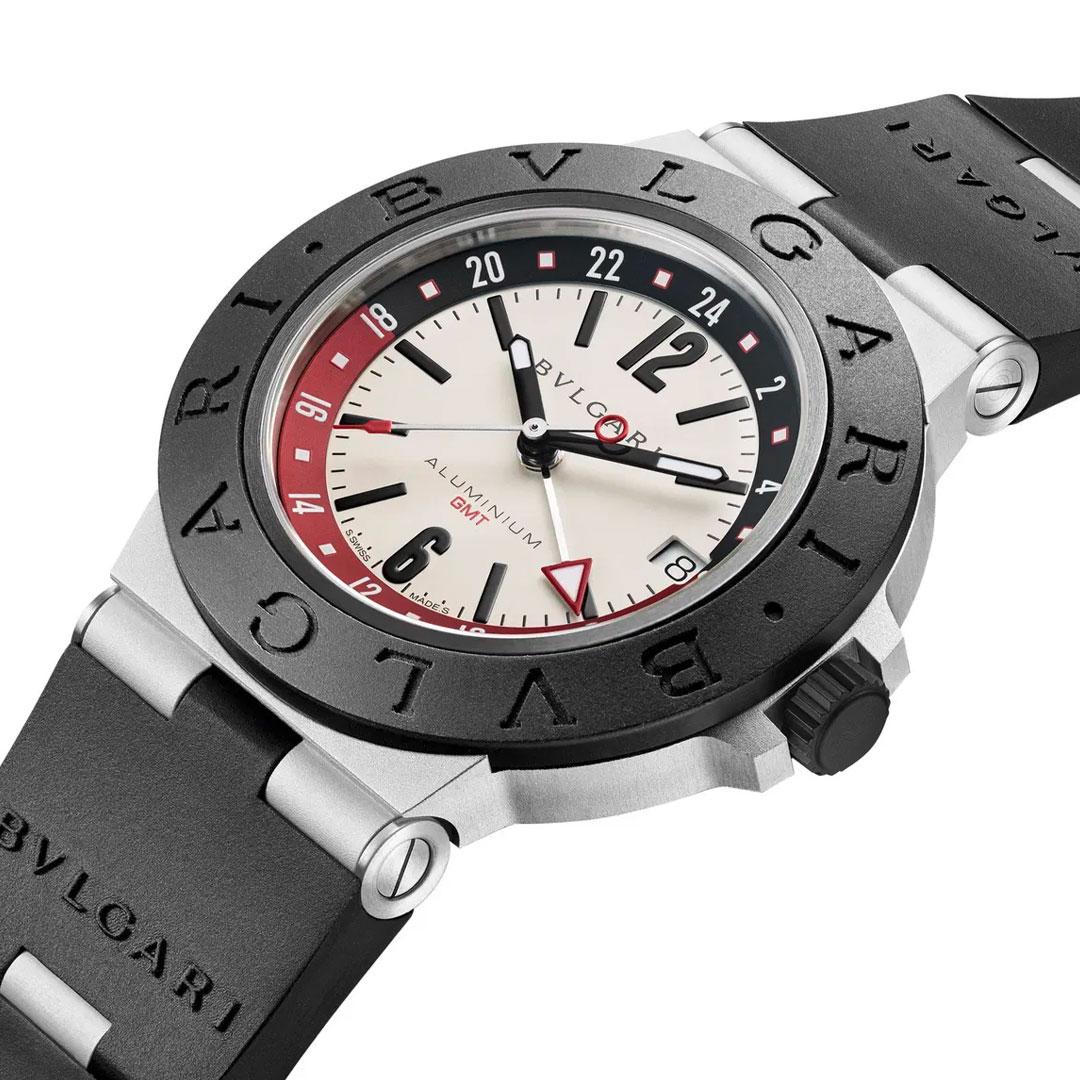 Bvlgari Aluminium GMT Black ref. 103963 side