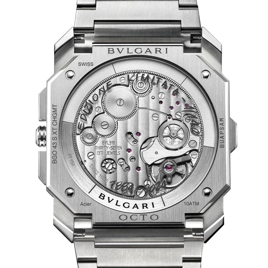 Bvlgari Octo Finissimo Chronograph GMT Sketch ref. 104192 back