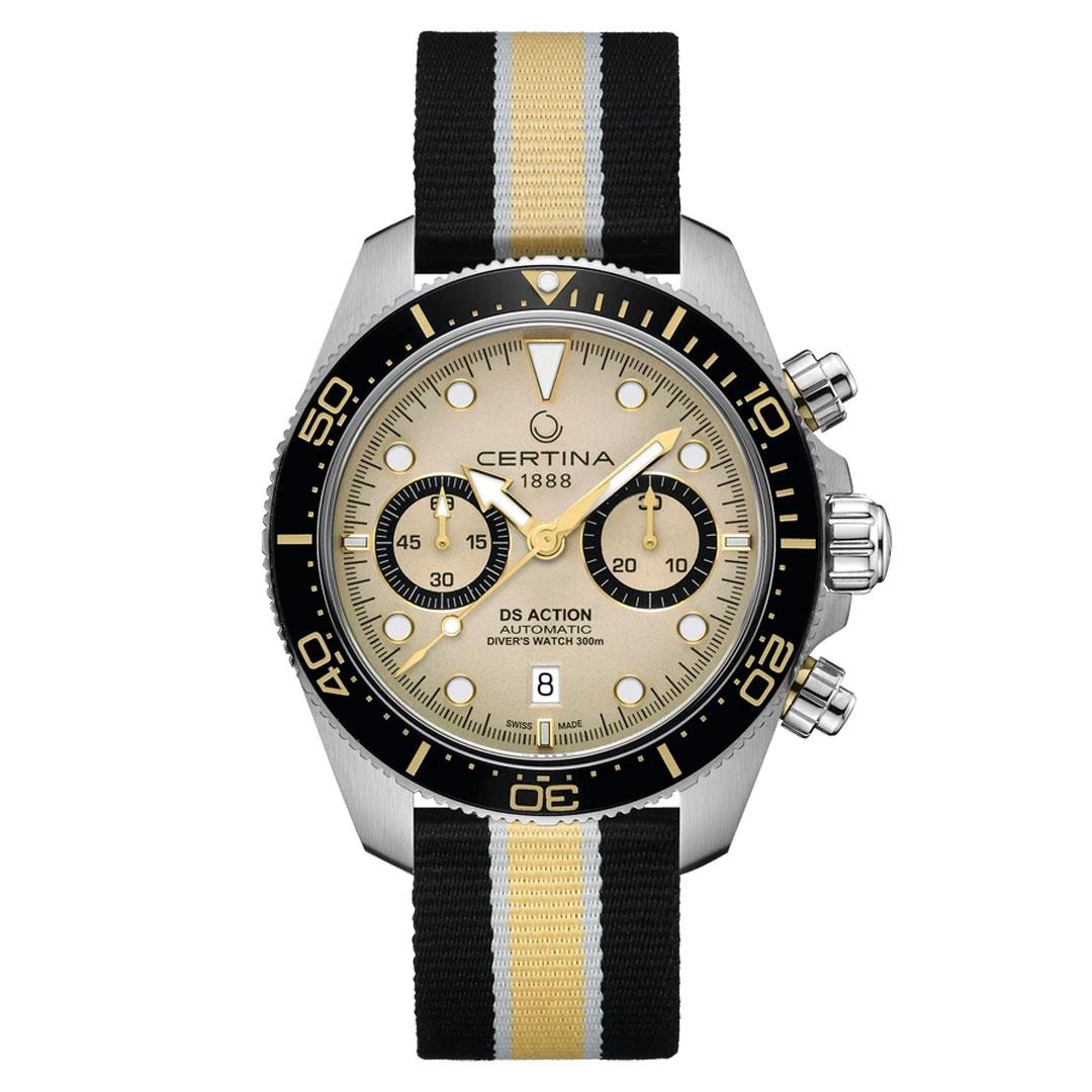 Certina DS Action Diver Chrono ref. C032.827.18.271.00 (sand)