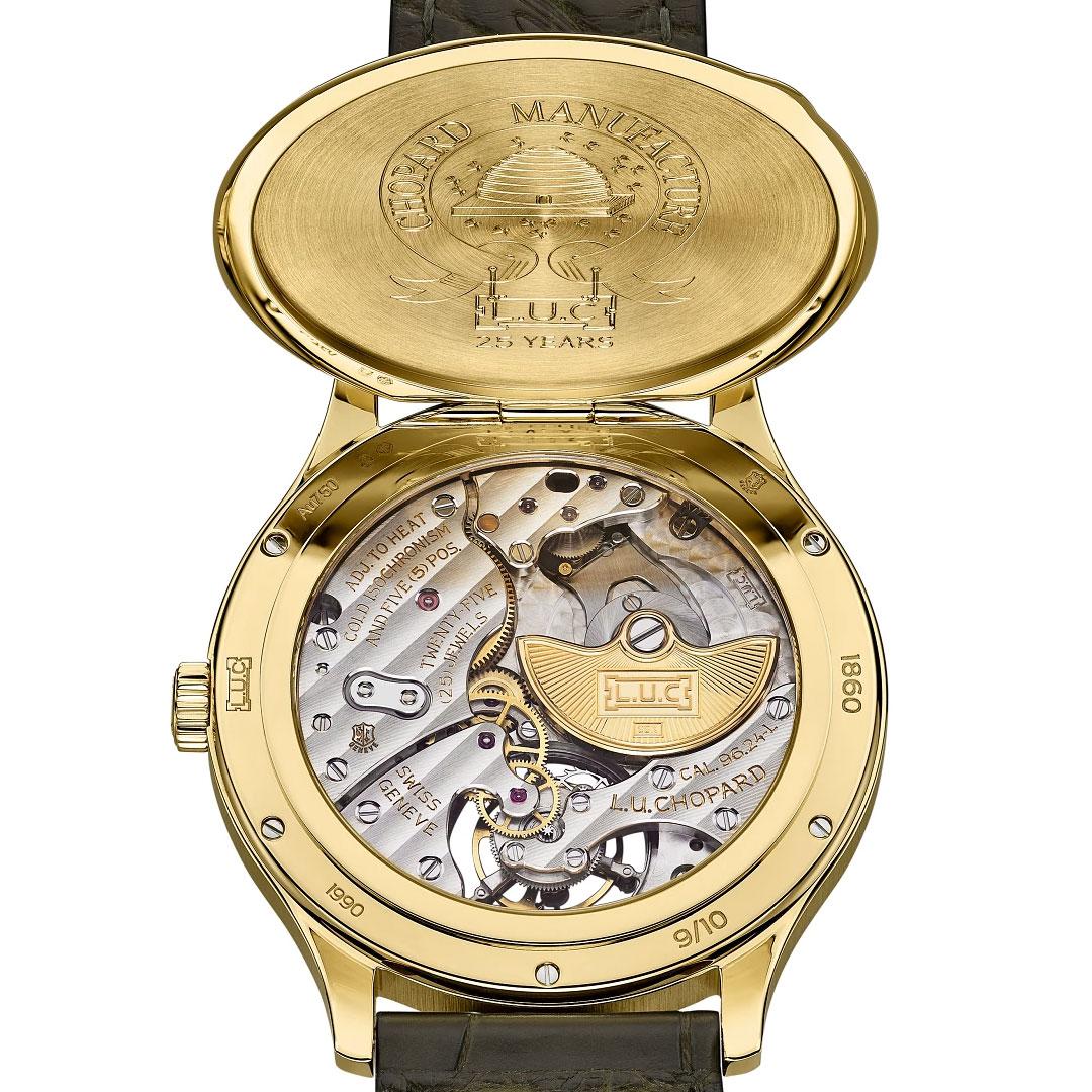 Chopard L.U.C 1860 Flying Tourbillon ref. 161990-0001 back with cover