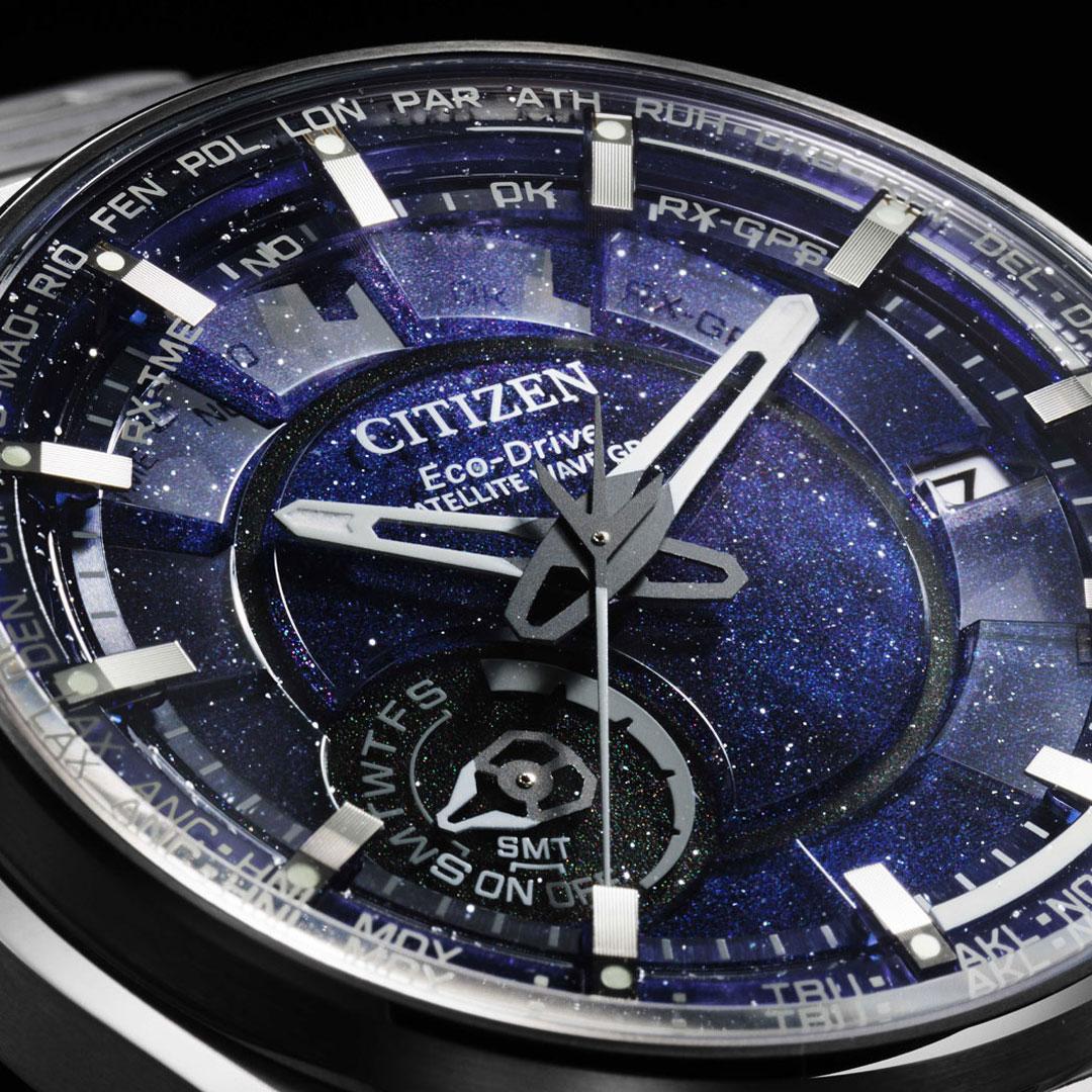 Citizen Satellite Wave X ref. CC3097-52L (blue) dial