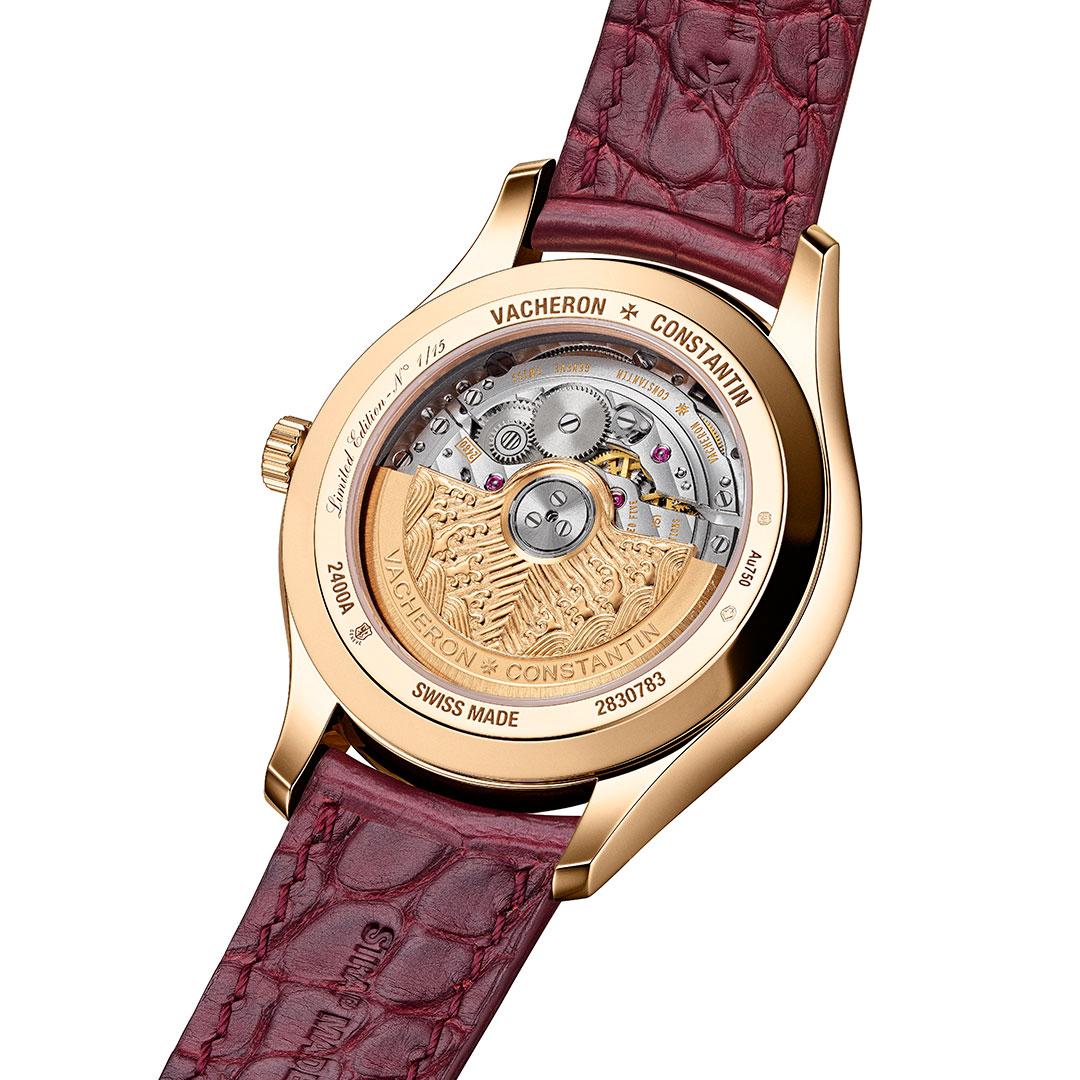 Vacheron Constantin Métiers d’Art - Tribute to traditional symbols - Eternal flow & Moonlight Slivers pink gold back