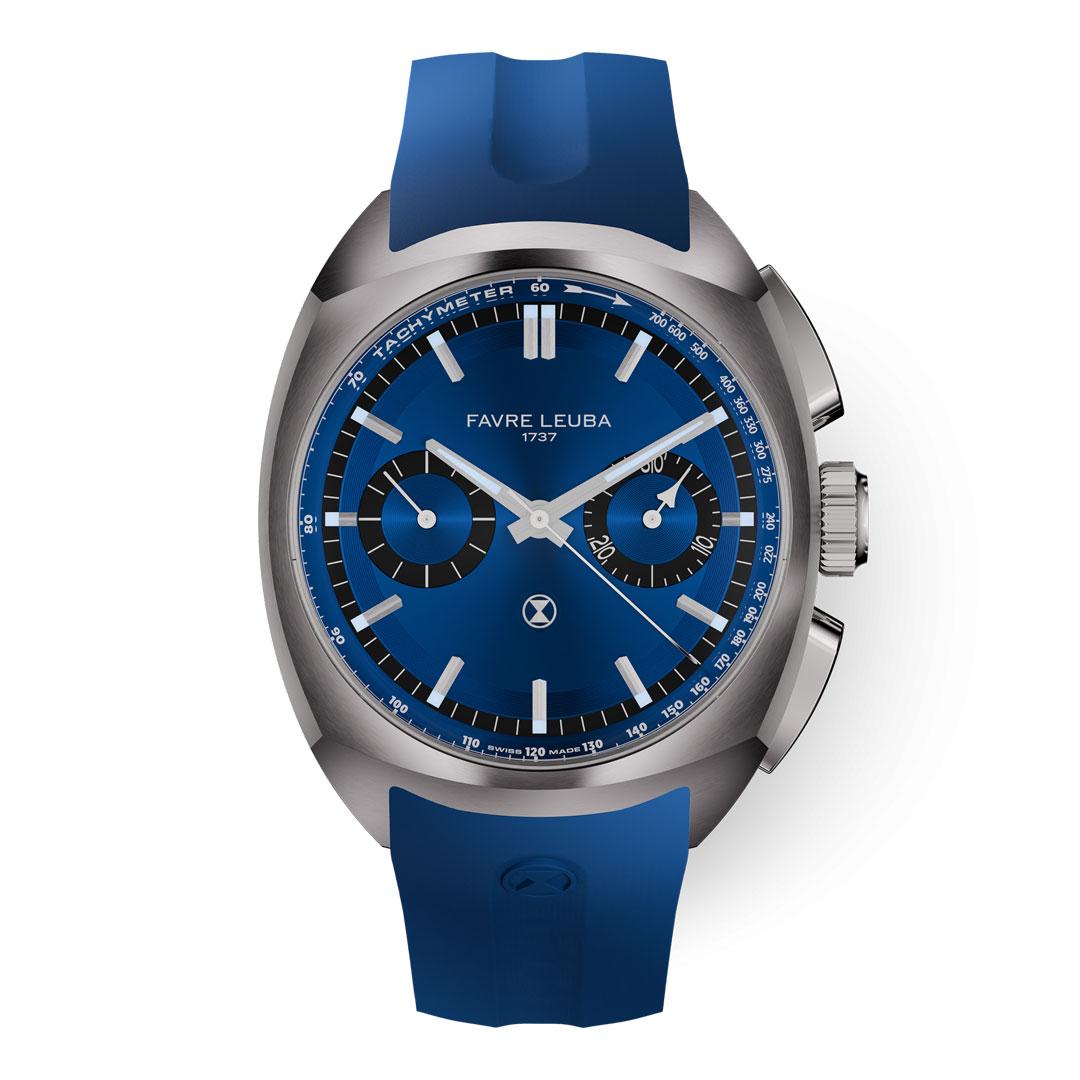 Favre Leuba Chief Chronograph ref. 00.20101.113.02.302 (blue rubber)