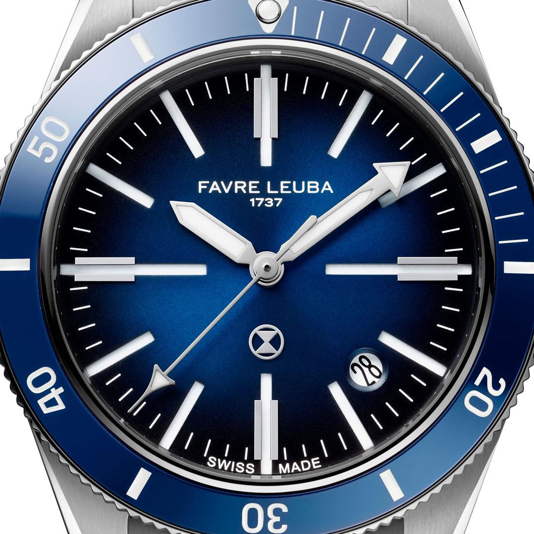 Favre Leuba Deep Blue Renaissance dial