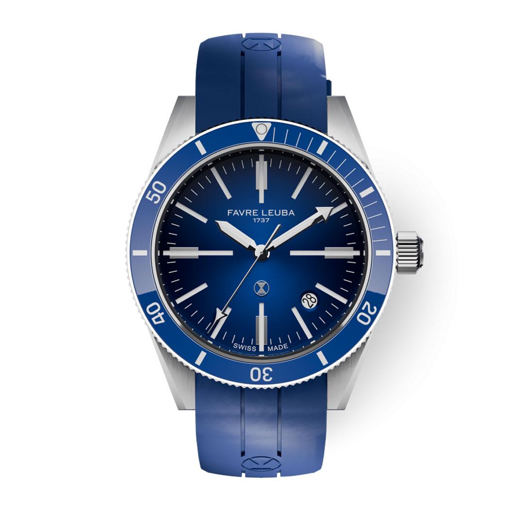 Favre Leuba Deep Blue Renaissance ref. 00.20308.101.02.302 (blue rubber)