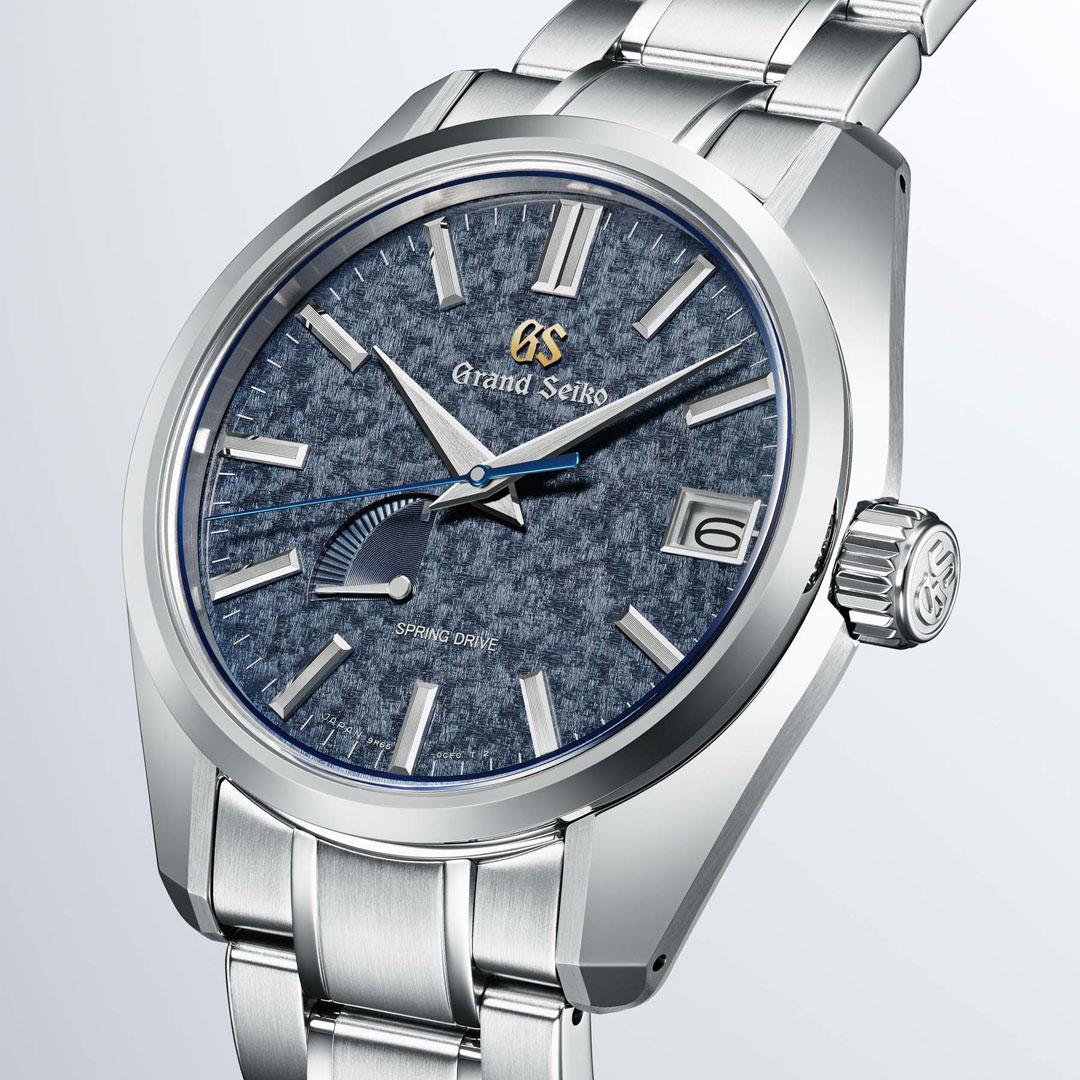 Grand Seiko Heritage ref. SBGA507 blue side