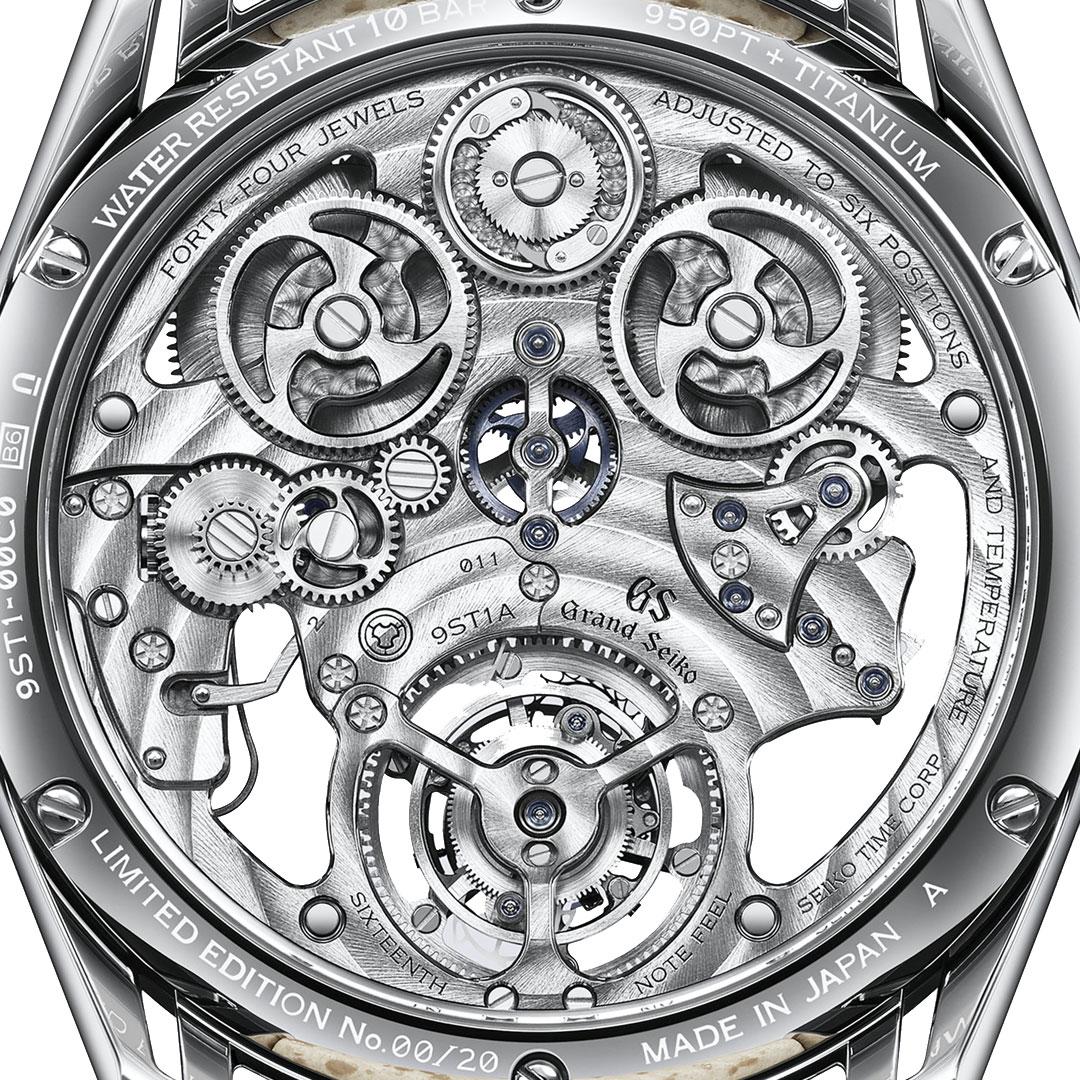 Grand Seiko Kodo Constant-force Tourbillon ref. SLGT005 back