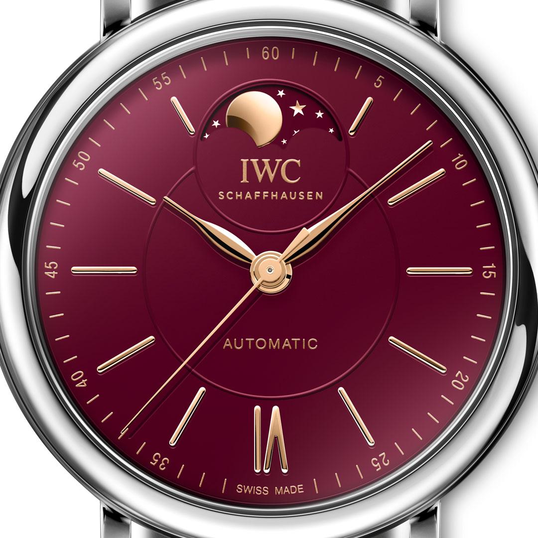 IWC Portofino Automatic Moon Phase 37 Year of the Snake ref. IW459604 dial