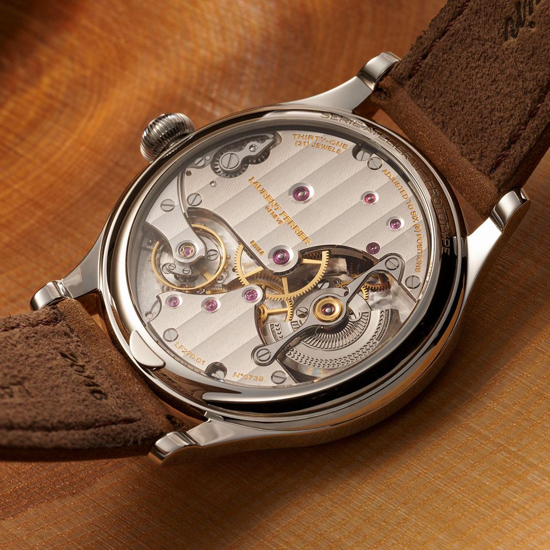 Laurent Ferrier Classic Auto Sandstone ref. LCF046.AC.B2G1 back