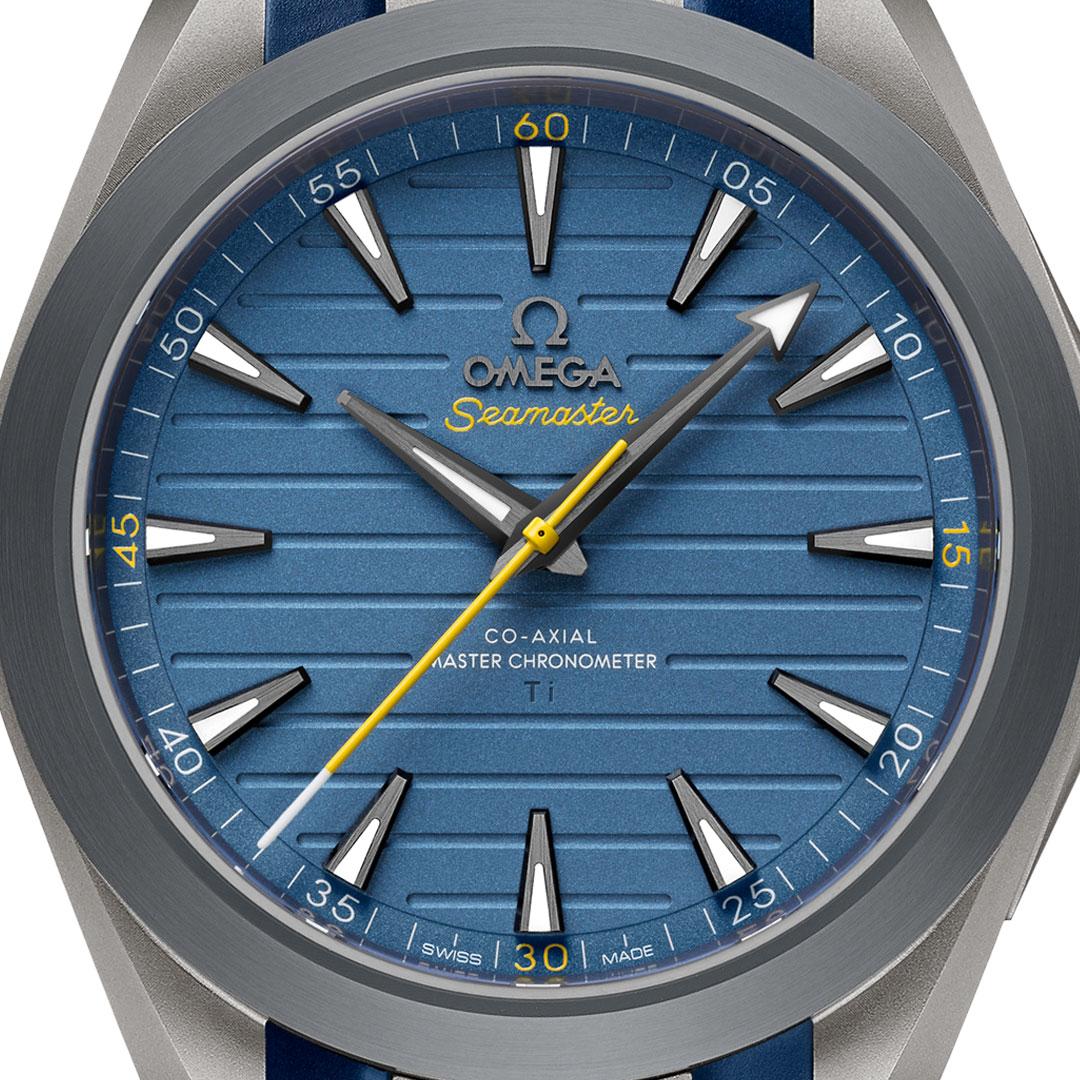 Omega Sea Master Aqua Terra 150M 41 mm Titanium Sweden ref. 220.92.41.21.03.002 dial