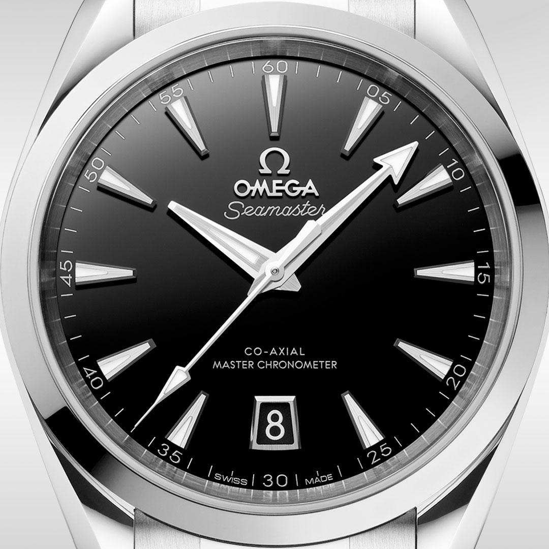 Omega Seamaster Aqua Terra Black 38 mm ref. 220.10.38.20.01.004 dial