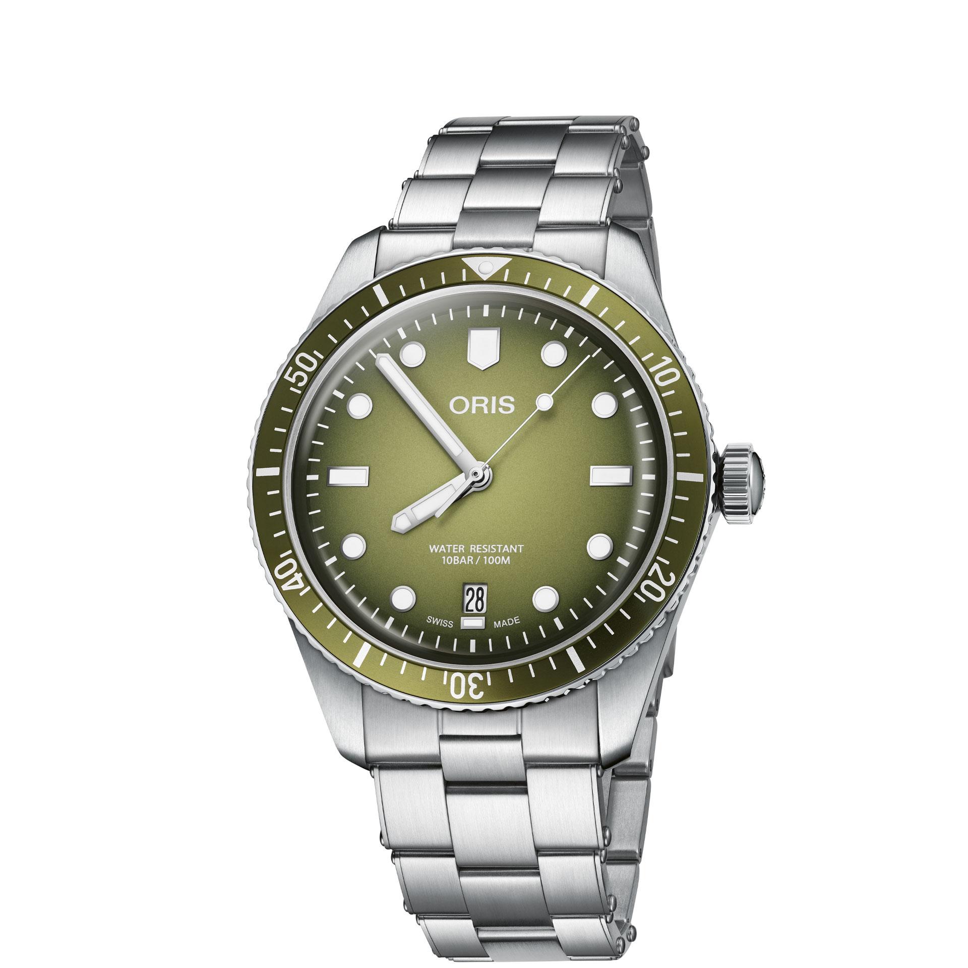 Oris Divers Sixty-Five Date 40 mm Forest Green