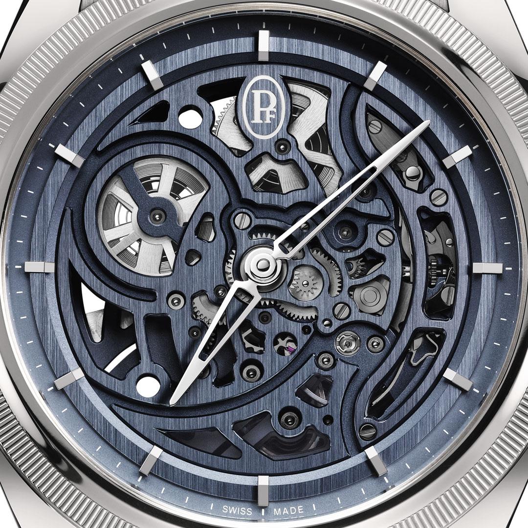 Parmigiani Fleurier Tonda PF Skeleton Platinum ref. PFC912-2020003-200182 dial