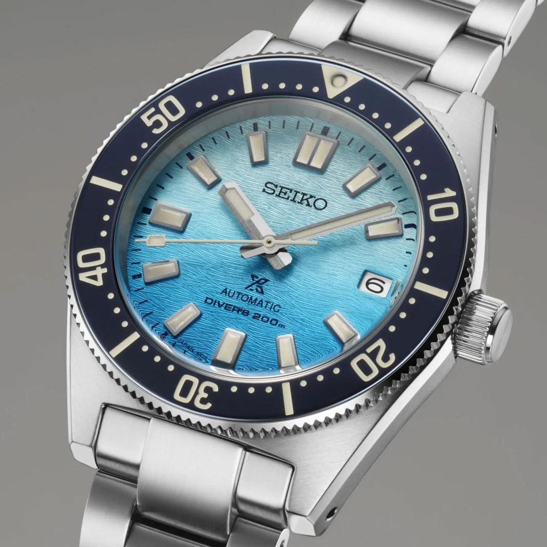 Seiko Prospex Limited Edition 1965 Recreation ref. SPB473J1 side gradation island blue