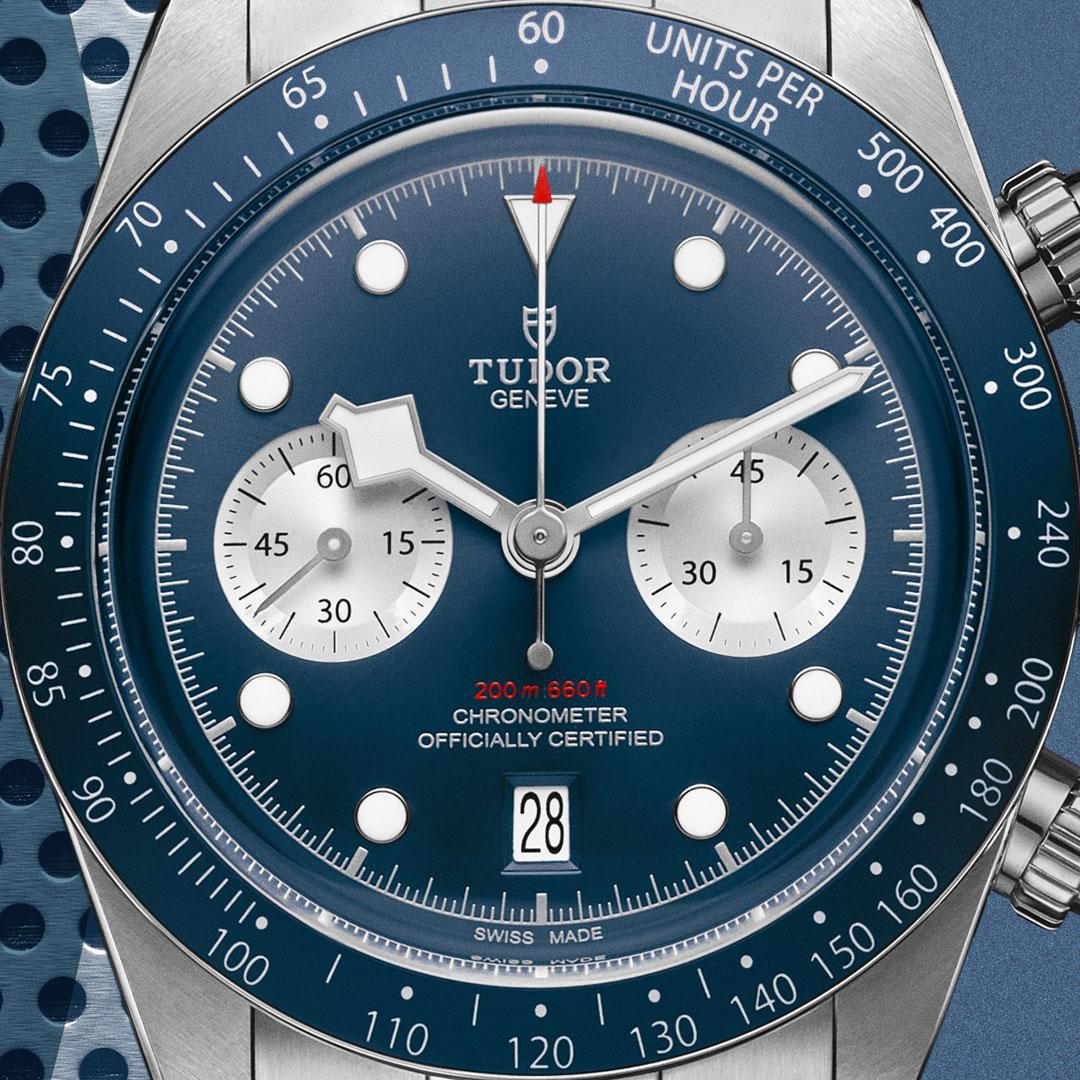 Tudor Black Bay Chrono Blue ref. 79360B-0002 dial