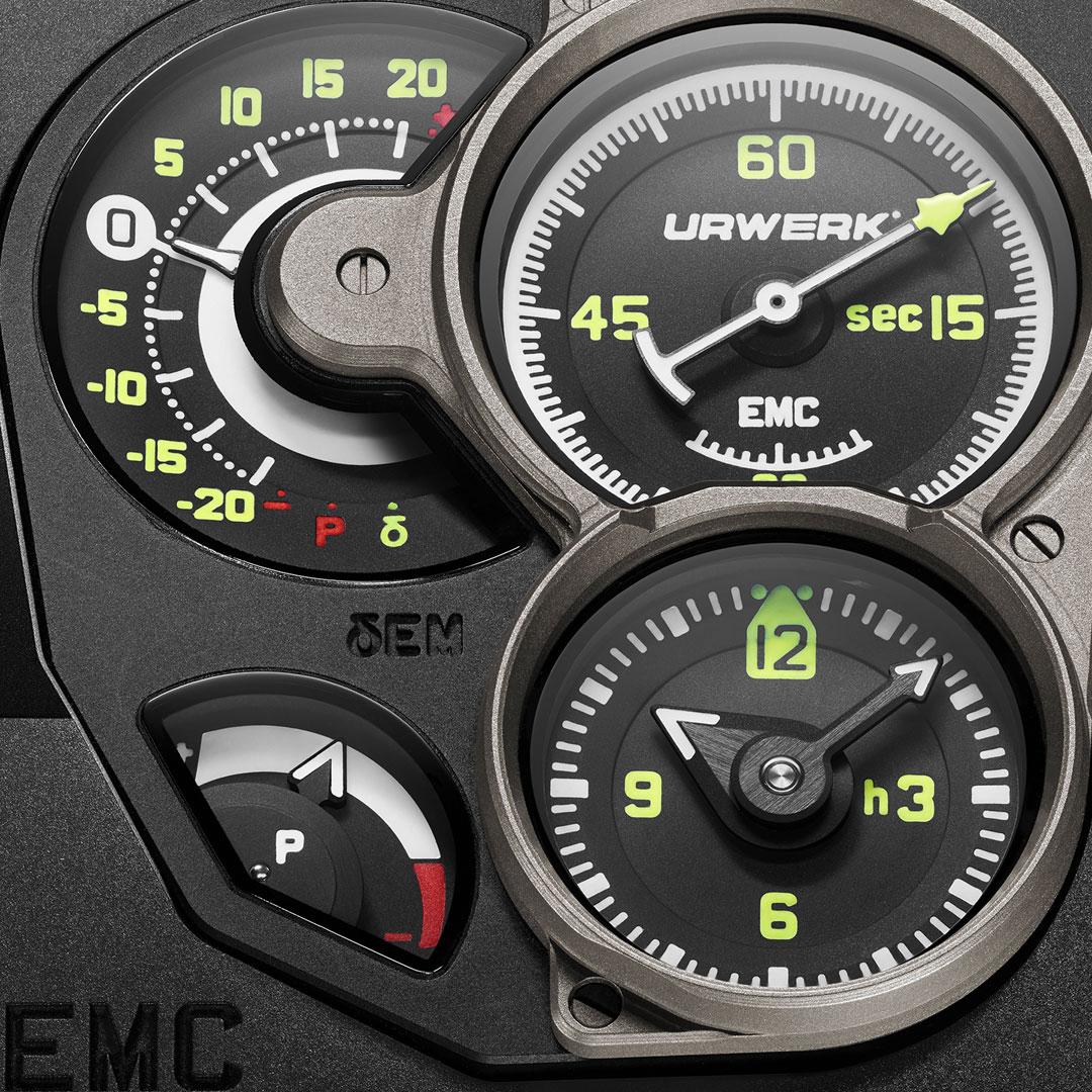 Urwerk EMC SR-71 dial