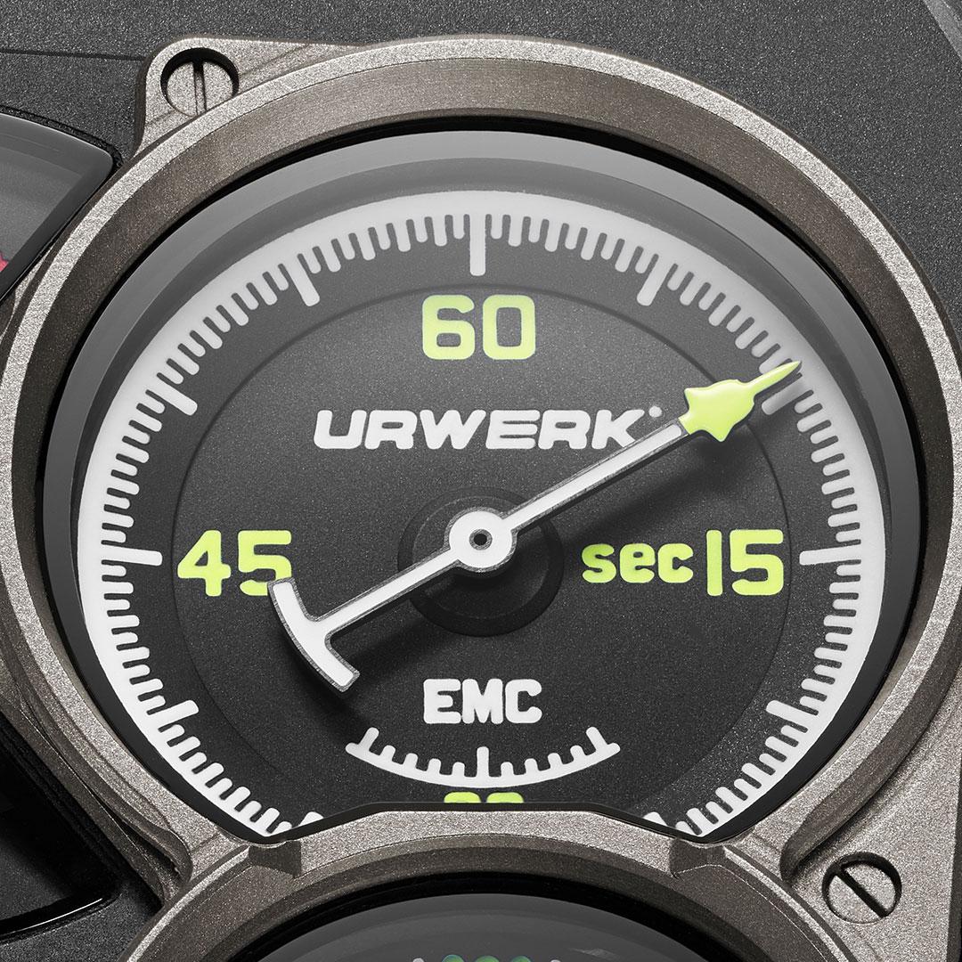 Urwerk EMC SR-71 seconds