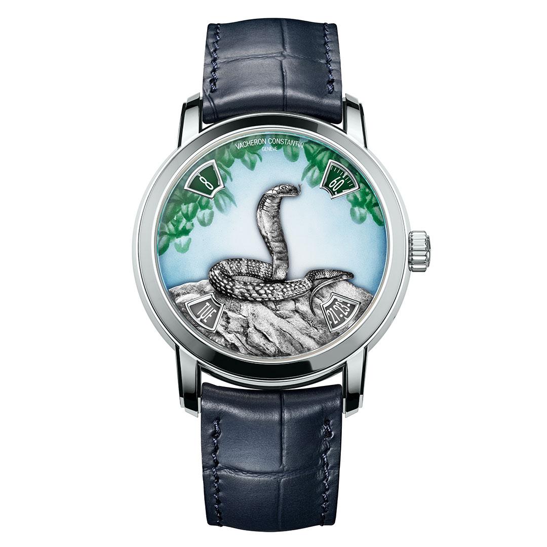 Vacheron Constantin Metiers d'Art The Legend of the Chinese Zodiac Year of the Snake ref. 86073/000P-H033 (platinum)