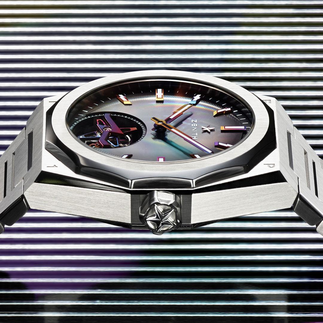 Zenith Defy Skyline Tourbillon Felipe Pantone ref. 03.9301.3630/49.I001 band