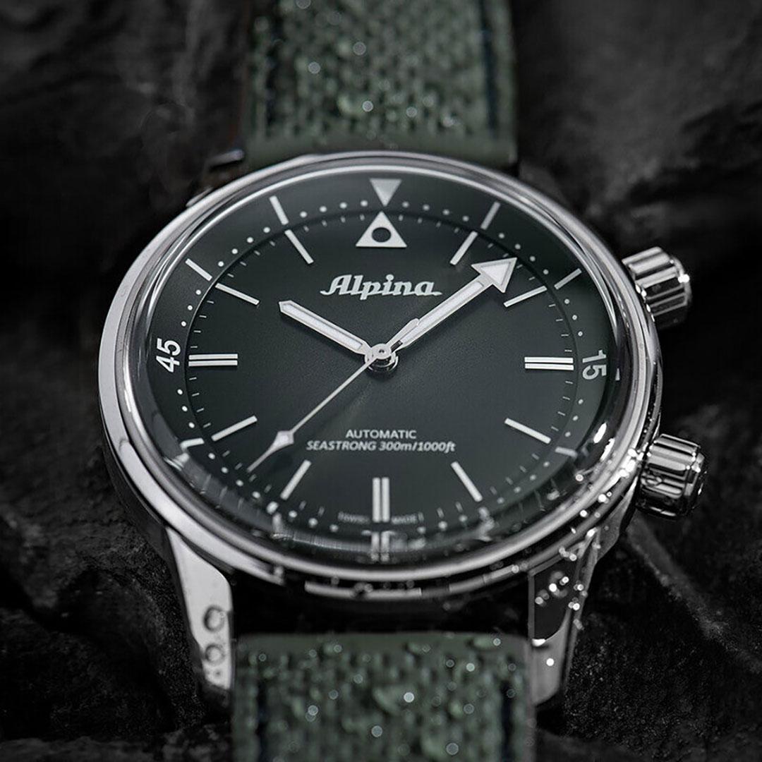 Alpina Seastrong Diver 300 Heritage band