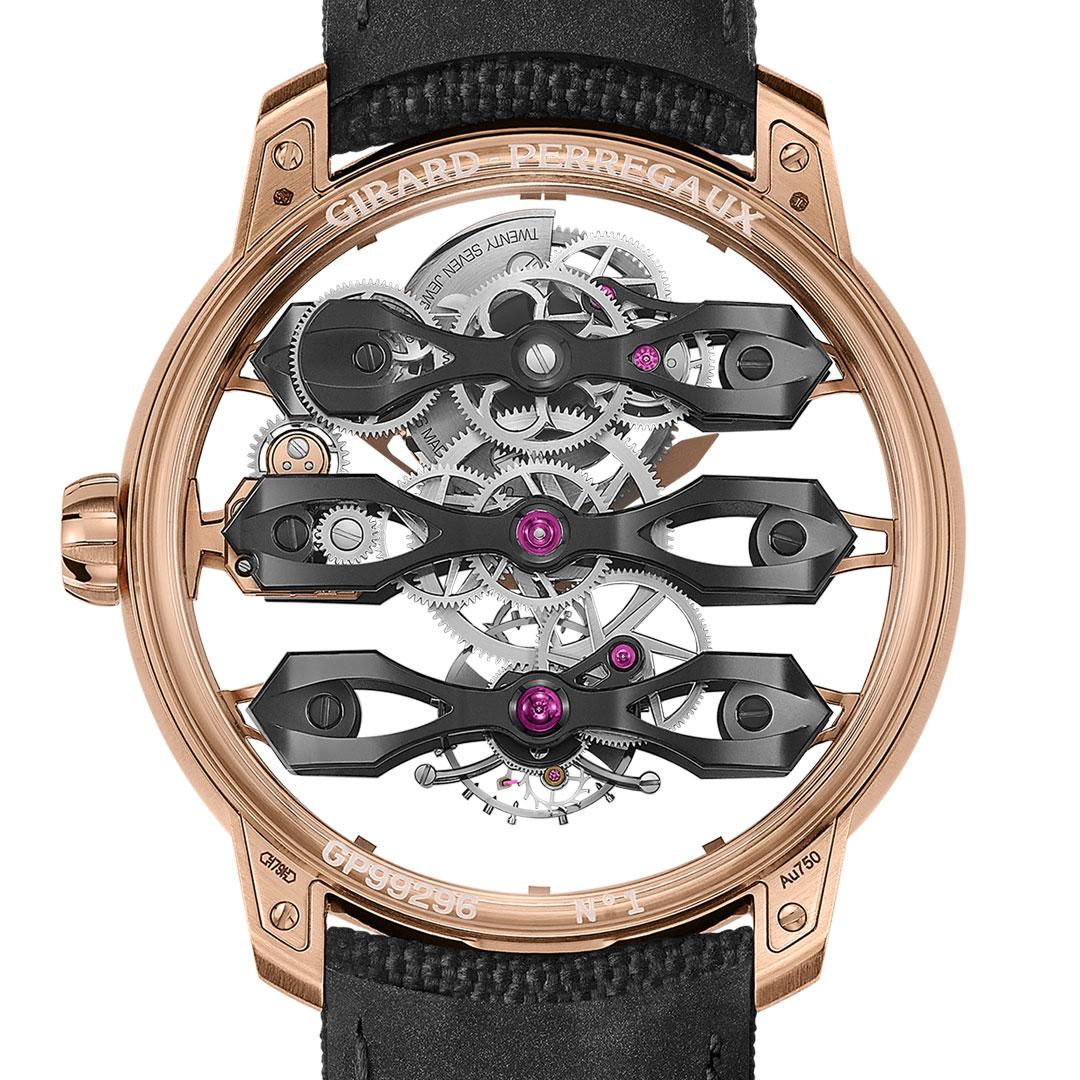 Girard-Perregaux Tourbillon with Three Flying Bridges ref. 99296-52-3434-5CC back