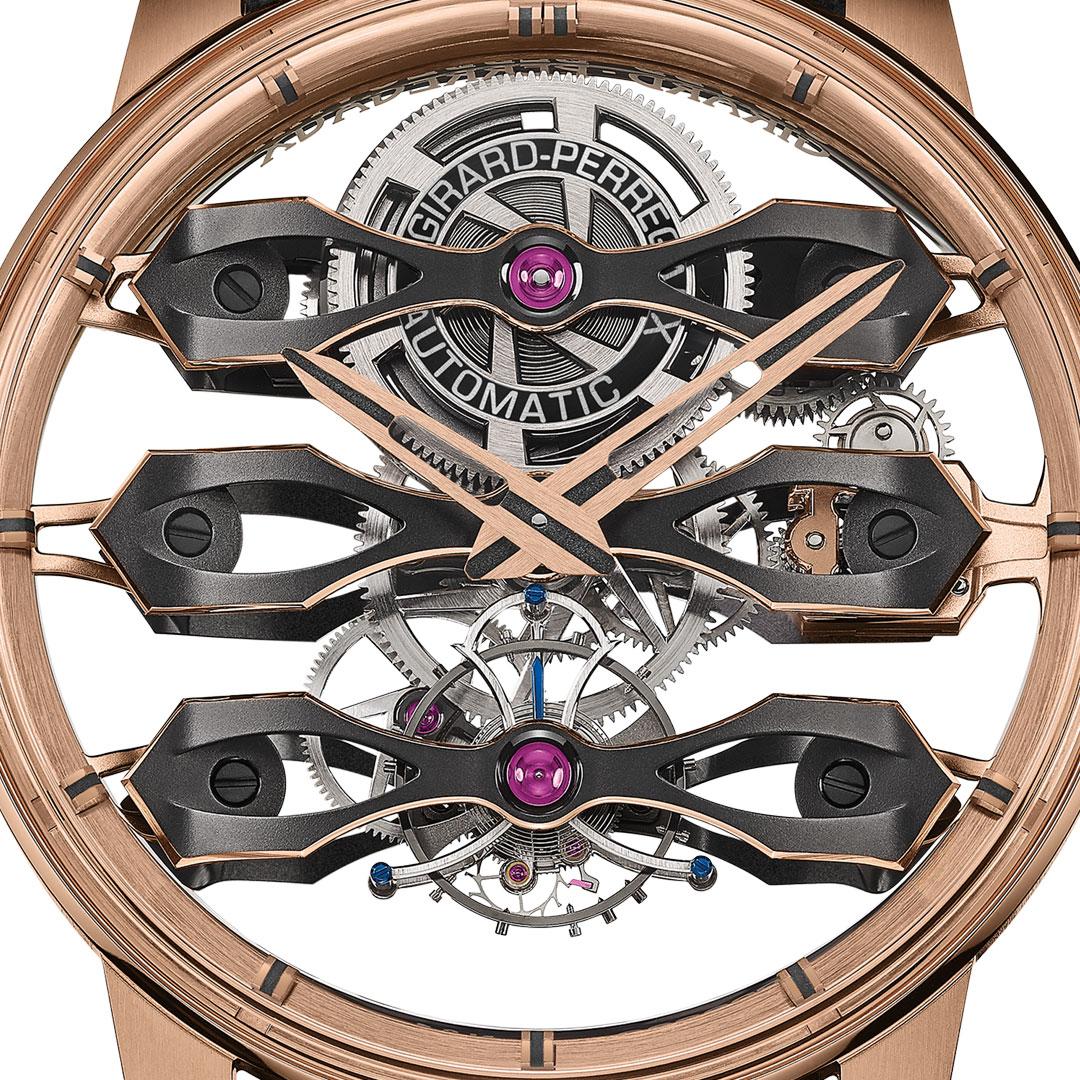 Girard-Perregaux Tourbillon with Three Flying Bridges ref. 99296-52-3434-5CC dial