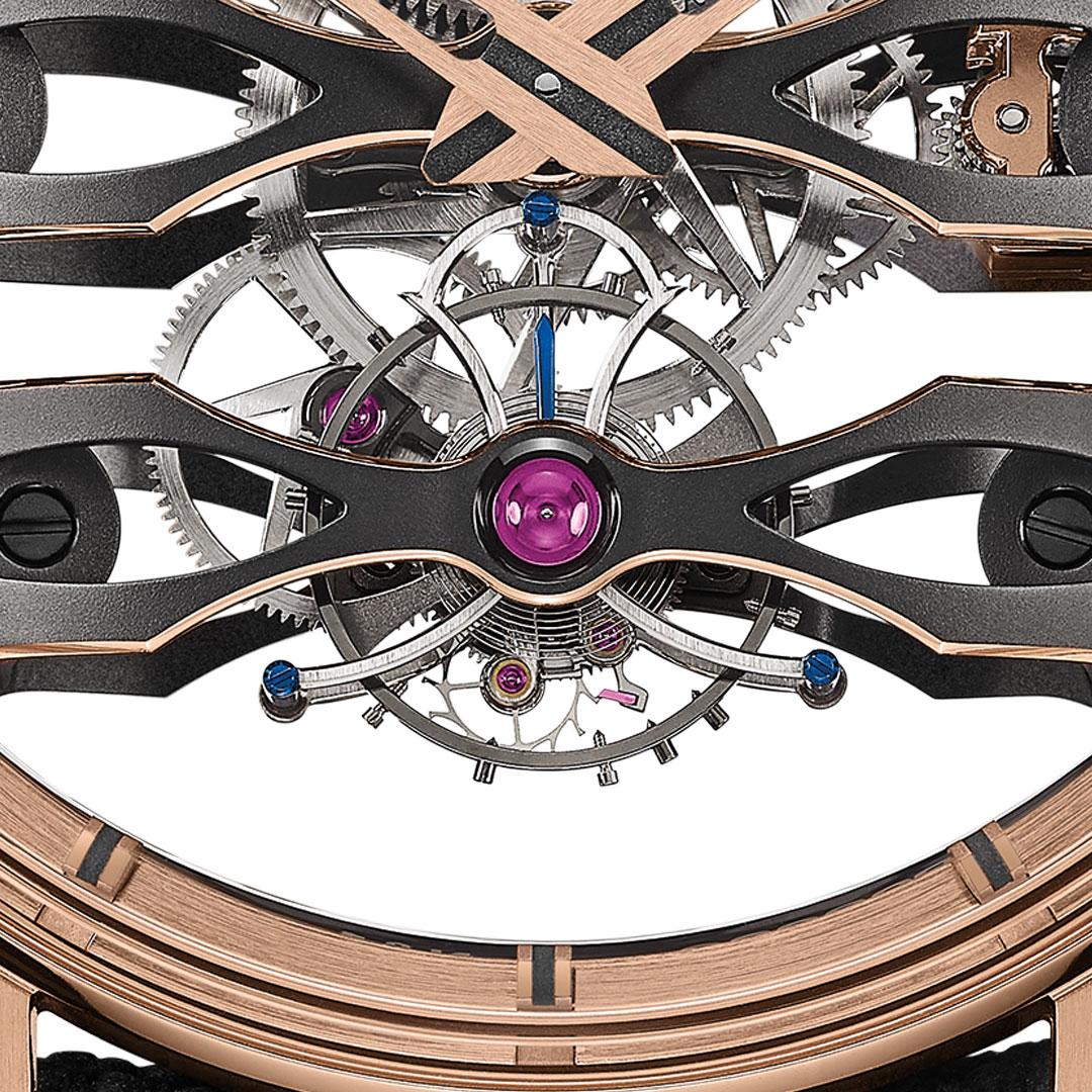 Girard-Perregaux Tourbillon with Three Flying Bridges ref. 99296-52-3434-5CC small seconds on tourbillon