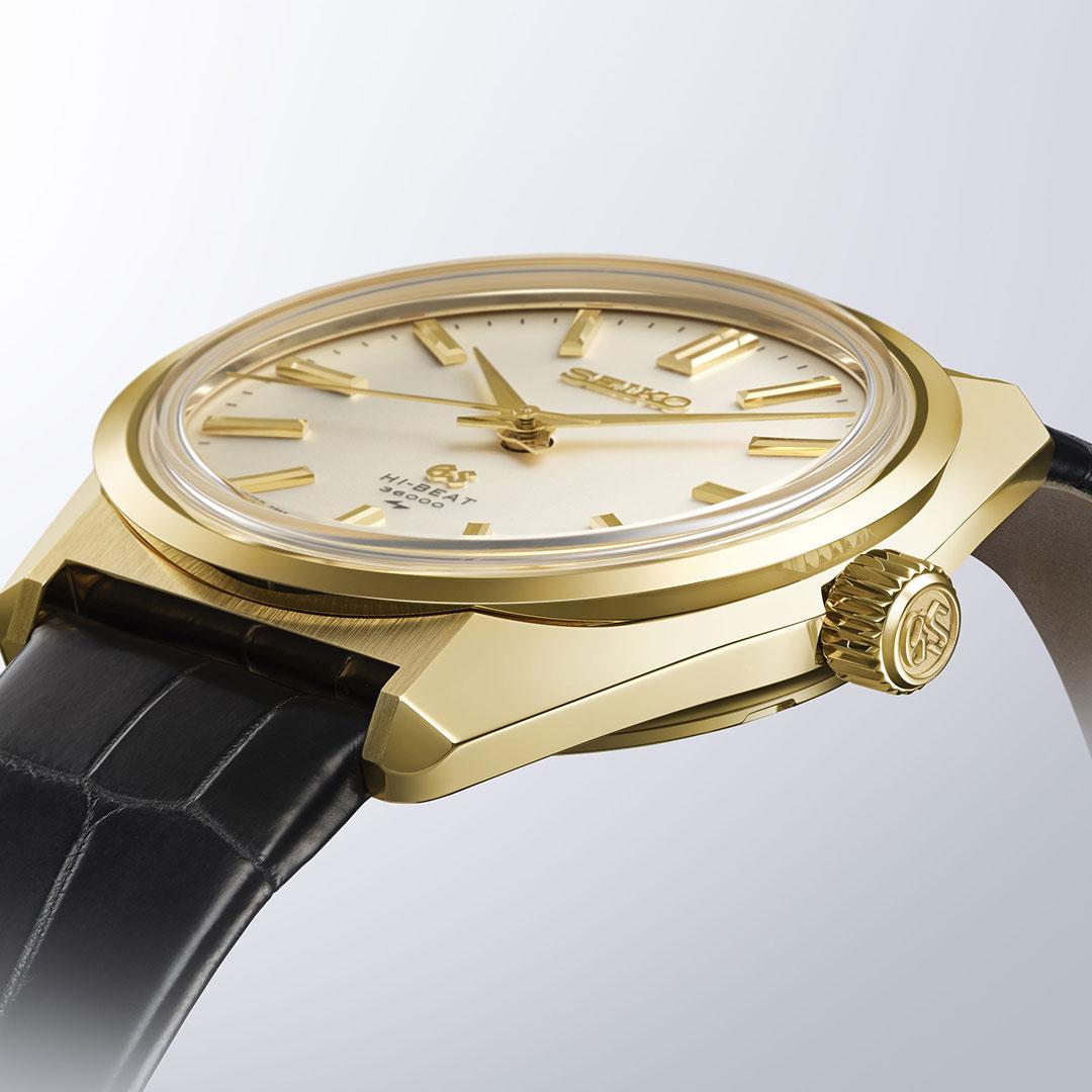 Grand Seiko 45GS – 1968 Recreation Limited Edition ref. SLGW004 gold band