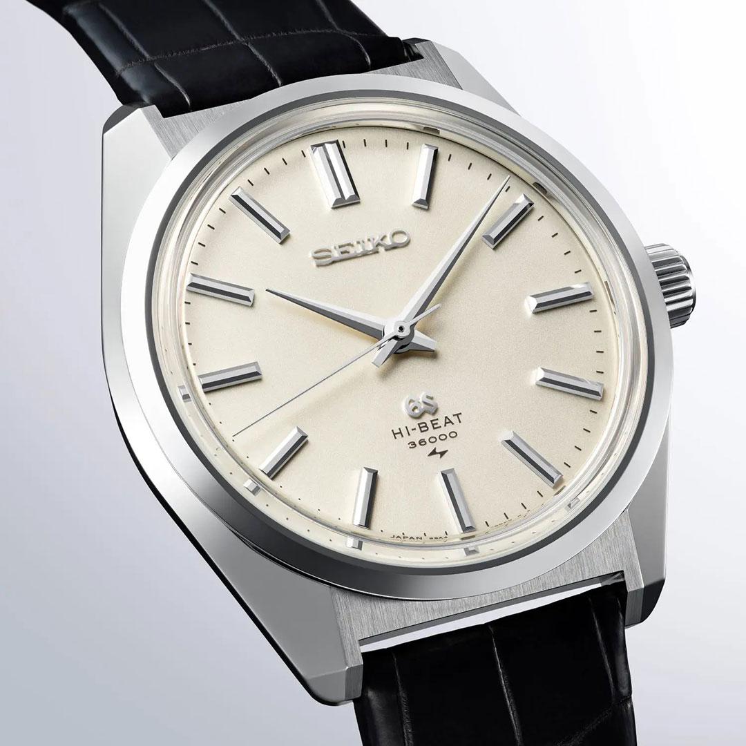 Grand Seiko 45GS – 1968 Recreation Limited Edition ref. SLGW005 steel side