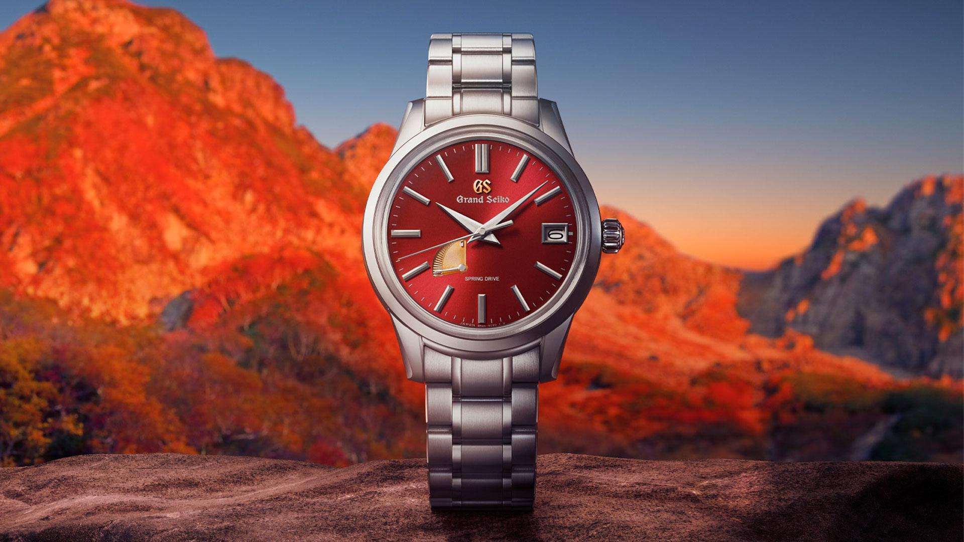 Grand Seiko Elegance SBGA499 Hokata Peaks sunrise