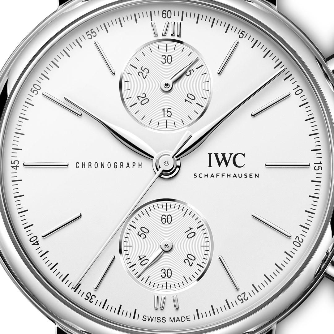 IWC Portofino Chronograph 39 Stainless Steel Bracelet ref. IW391503 dial