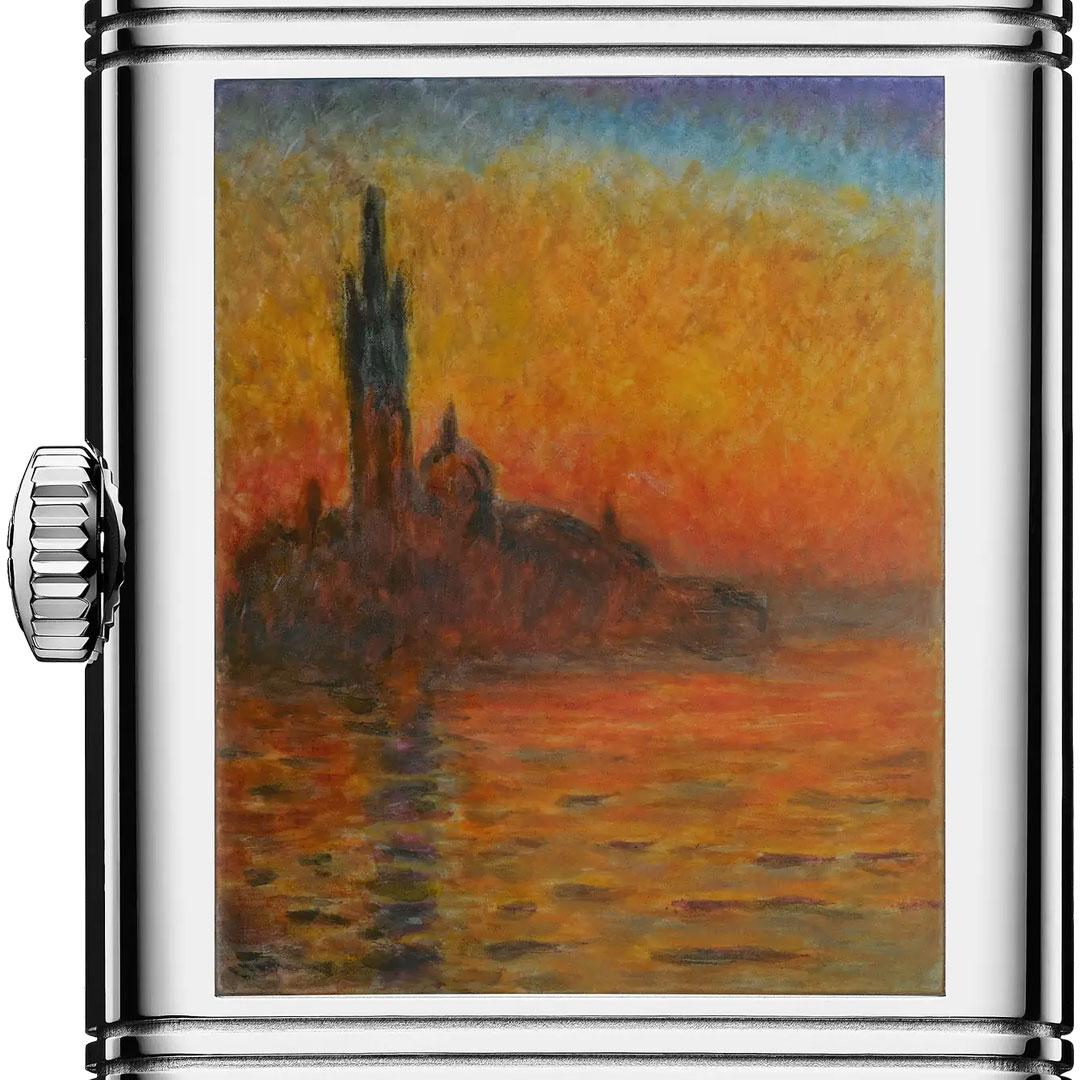 Jaeger-LeCoultre Reverso Tribute Enamel Monet Venice Series ref. Q39334M4 (San Giorgio Maggiore) back