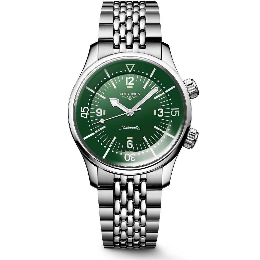 Longines Legends Diver ref. L3.764.4.06.6 (green)