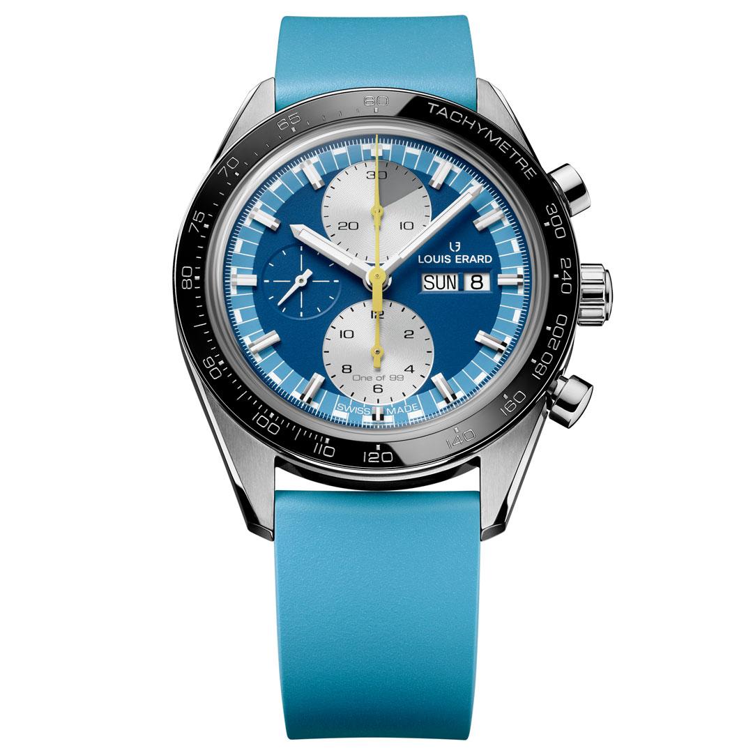 Louis Erard 2300 Sport Chronograph ref. 78119TS35.BDF05 (blue)