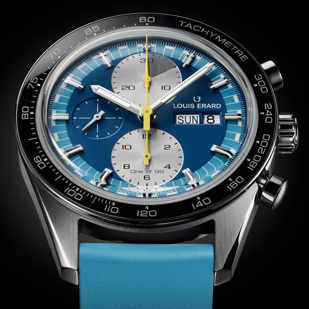 Louis Erard 2300 Sport Chronograph ref. 78119TS35.BDF05 (blue) top