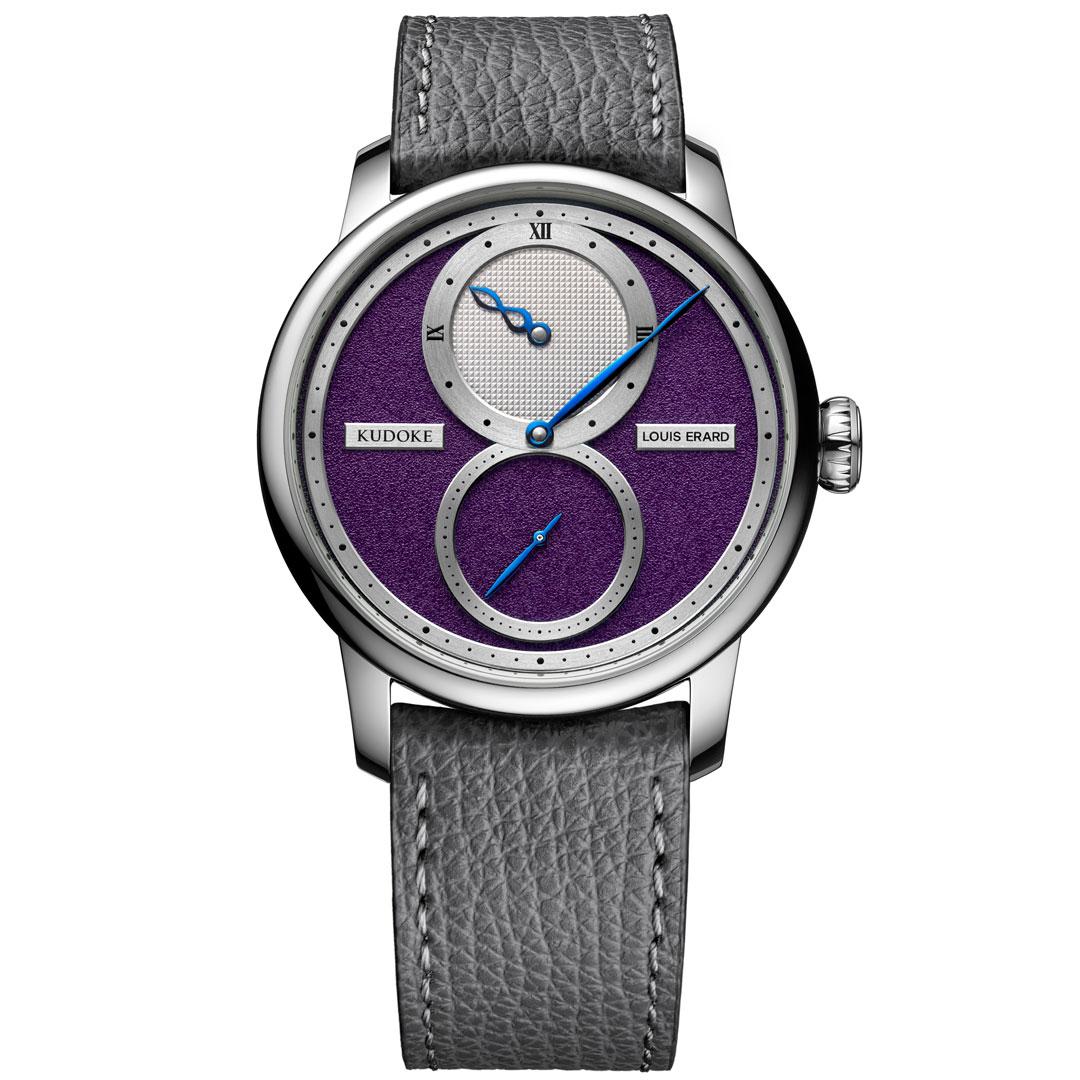 Louis Erard Le Regulateur x Kudoke ref. 85237AA46.BVA173 (purple)