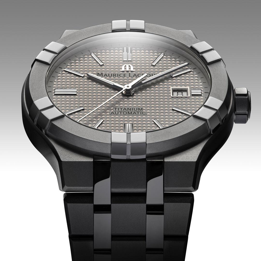 Maurice Lacroix Aikon Automatic 42 mm Titanium ref. AI6008-TT032-230-1 grey top