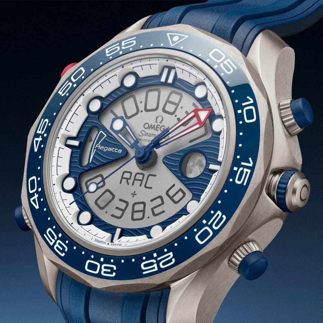 Omega Seamaster Regatta 37th America's Cup ref. 216.92.46.79.10.001 side right