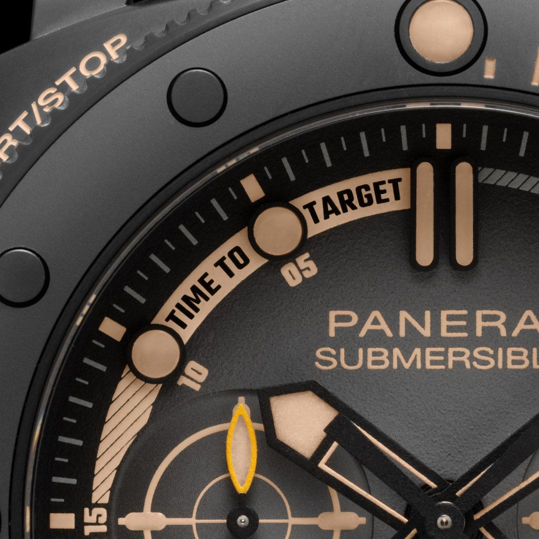 Panerai Submersible Chrono Navy SEALs Titanio ref. PAM01521 time to target