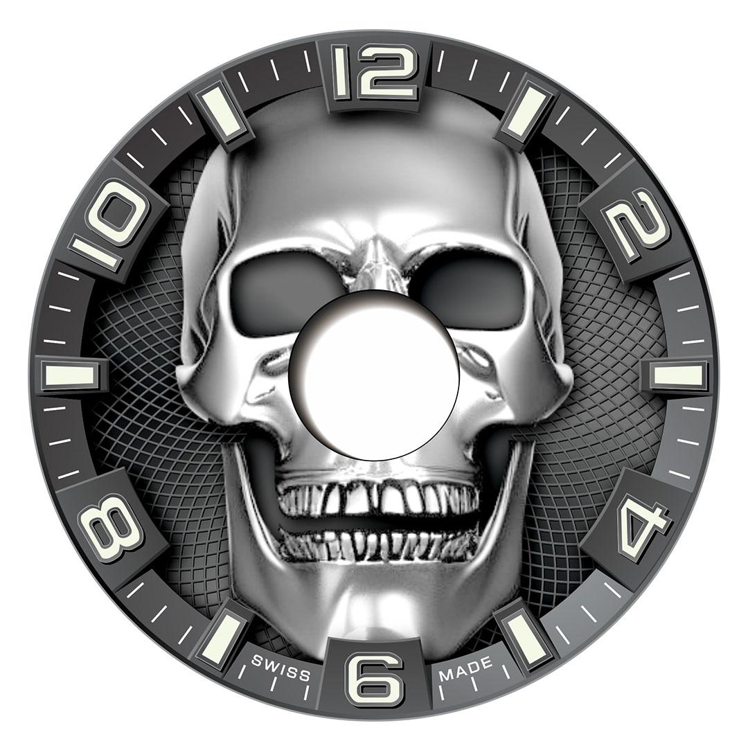 Perrelet Turbine Skull ref. A1093/S1 (black) dial