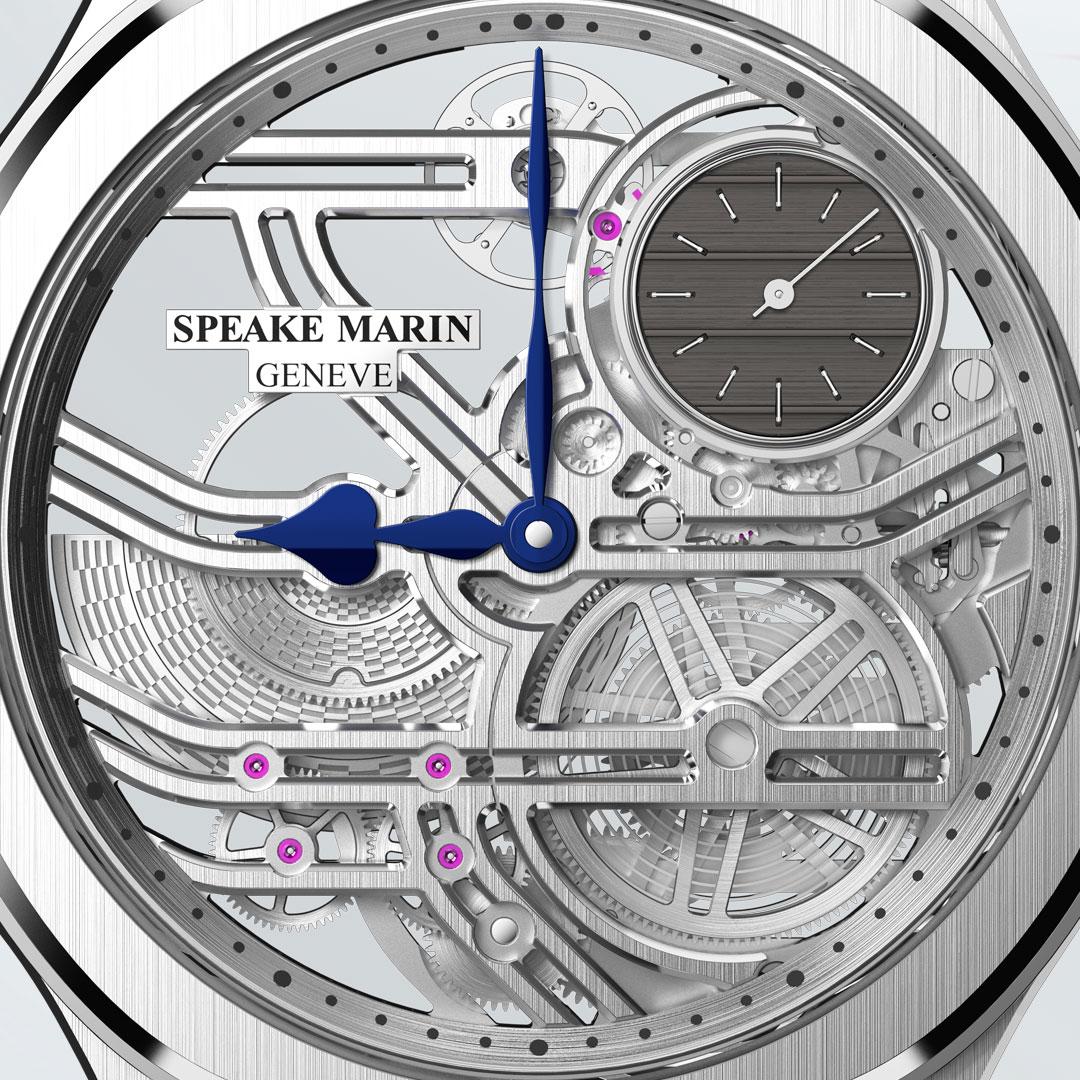 Speake Marin Ripples Skeleton ref. 604020150 dial